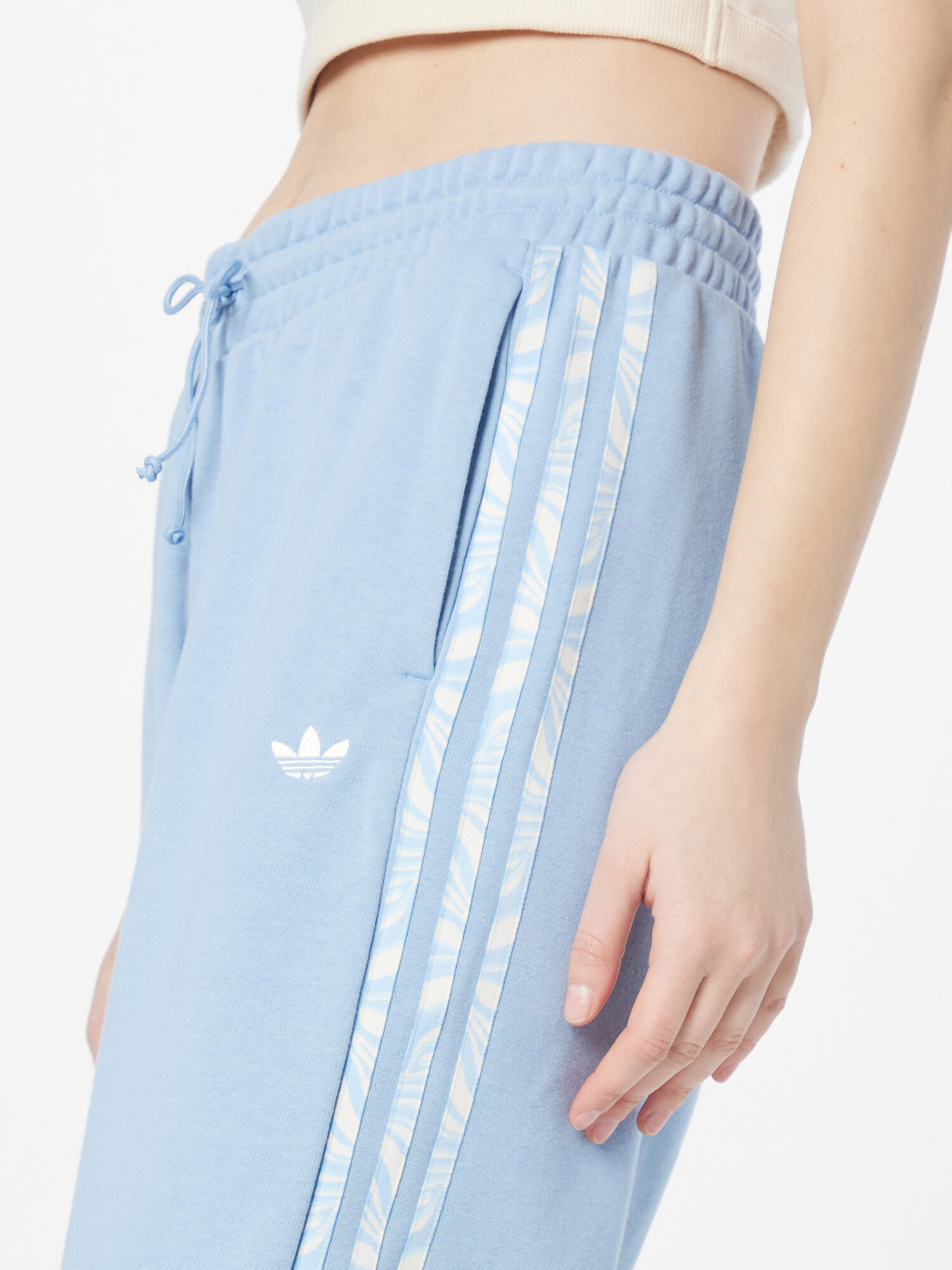 ADIDAS ORIGINALS Hlače svetlo modra / bela - Pepit.si