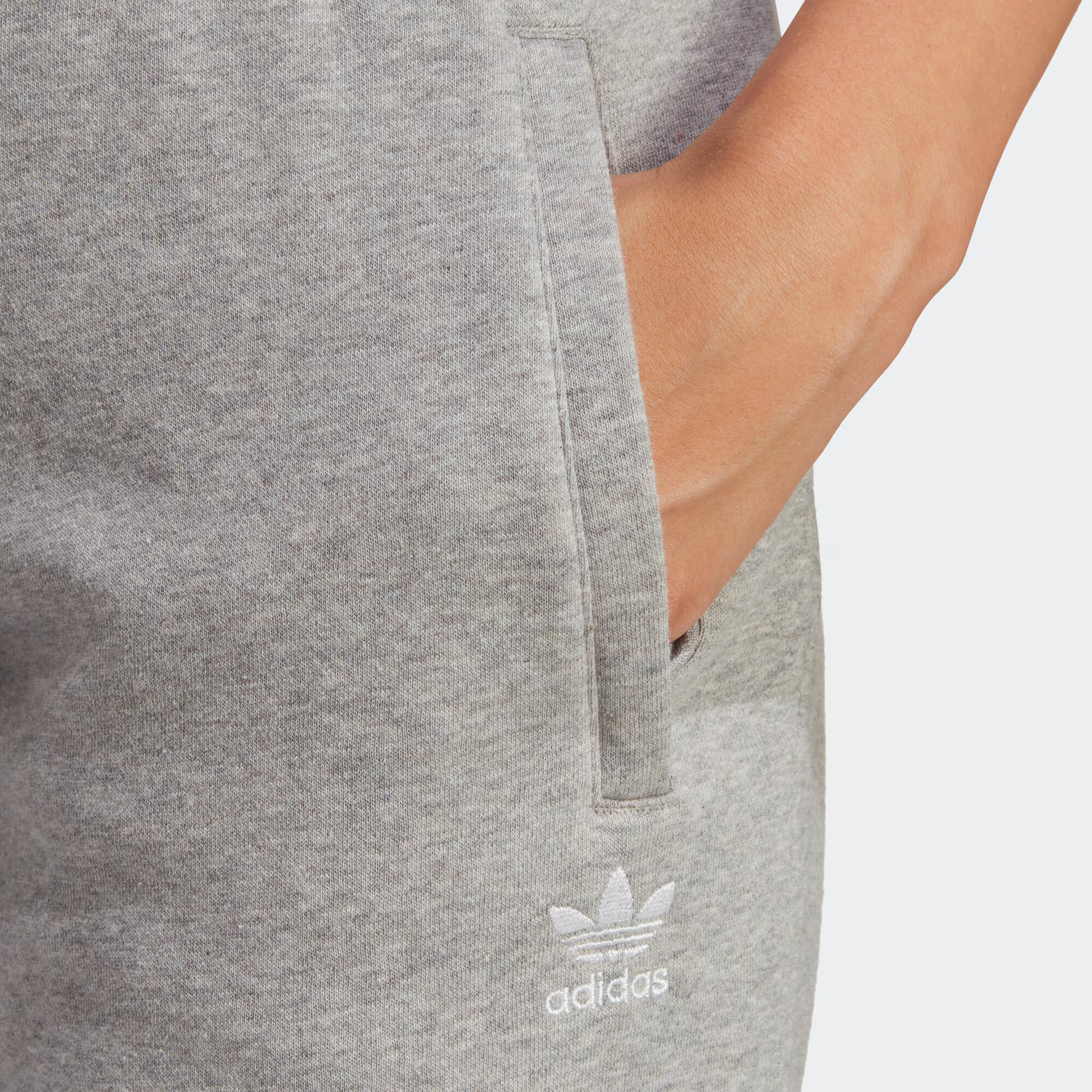 ADIDAS ORIGINALS Hlače svetlo siva / bela - Pepit.si