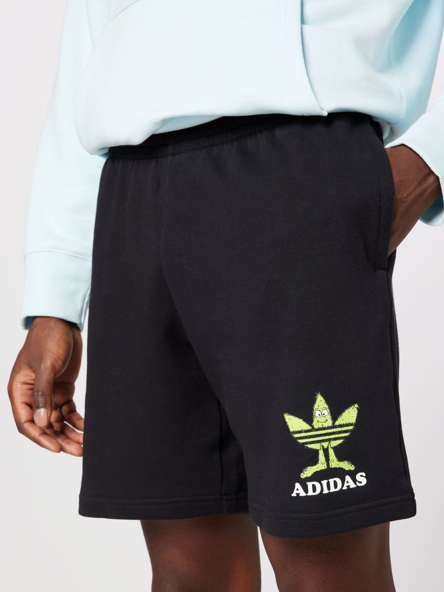 ADIDAS ORIGINALS Hlače svetlo zelena / črna / bela - Pepit.si