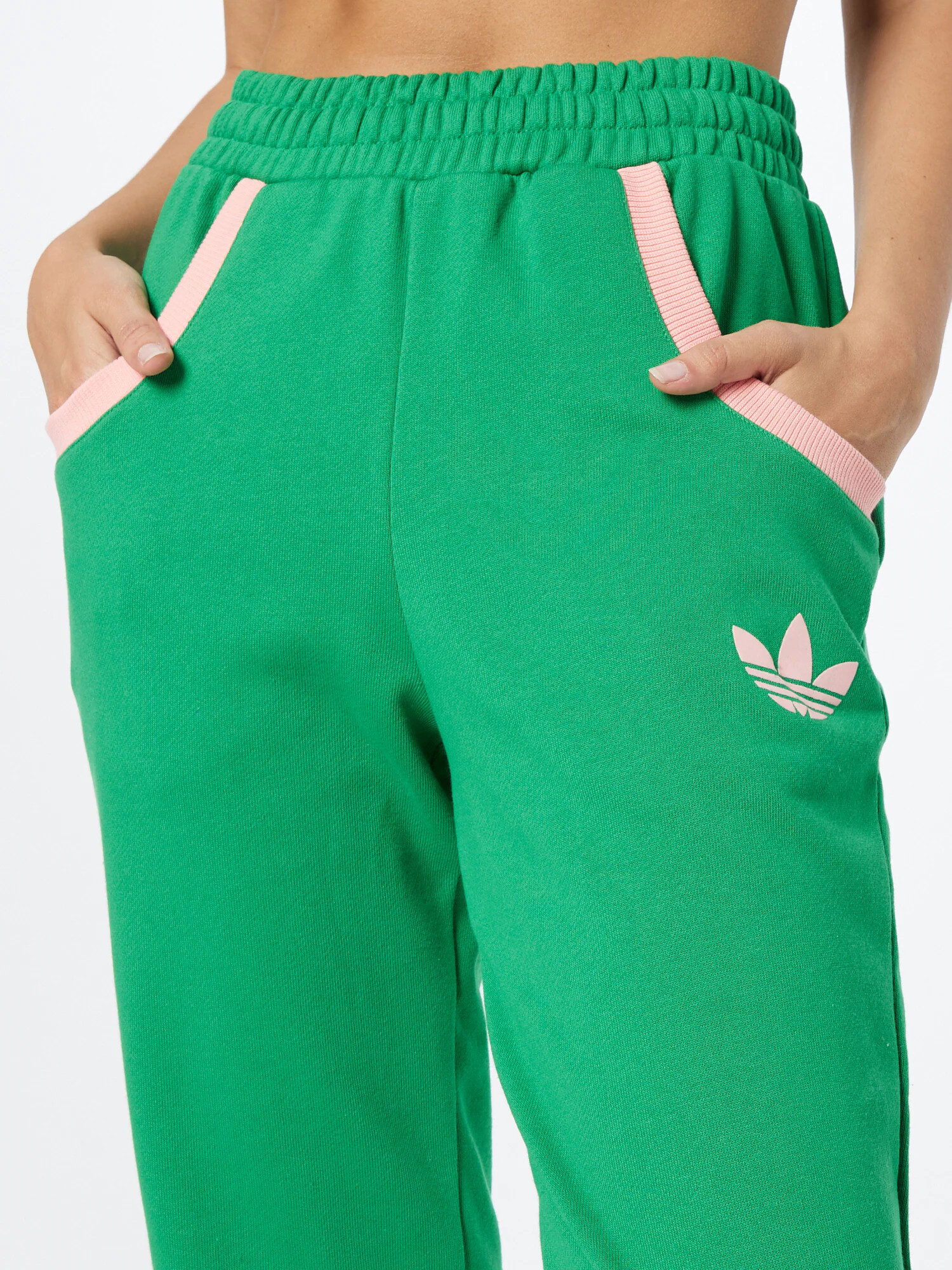 ADIDAS ORIGINALS Hlače svetlo zelena / roza - Pepit.si