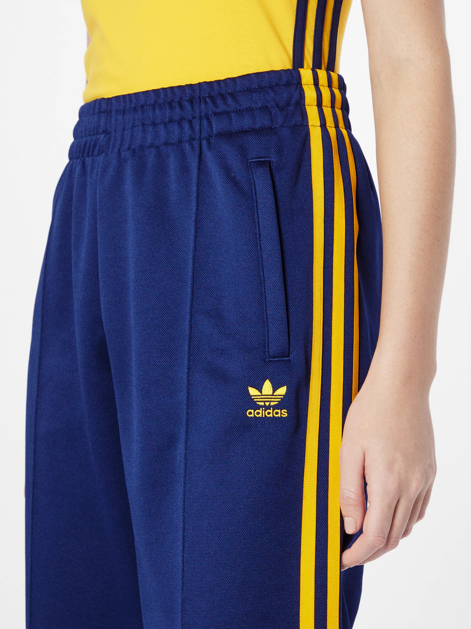 ADIDAS ORIGINALS Hlače temno modra / svetlo oranžna - Pepit.si