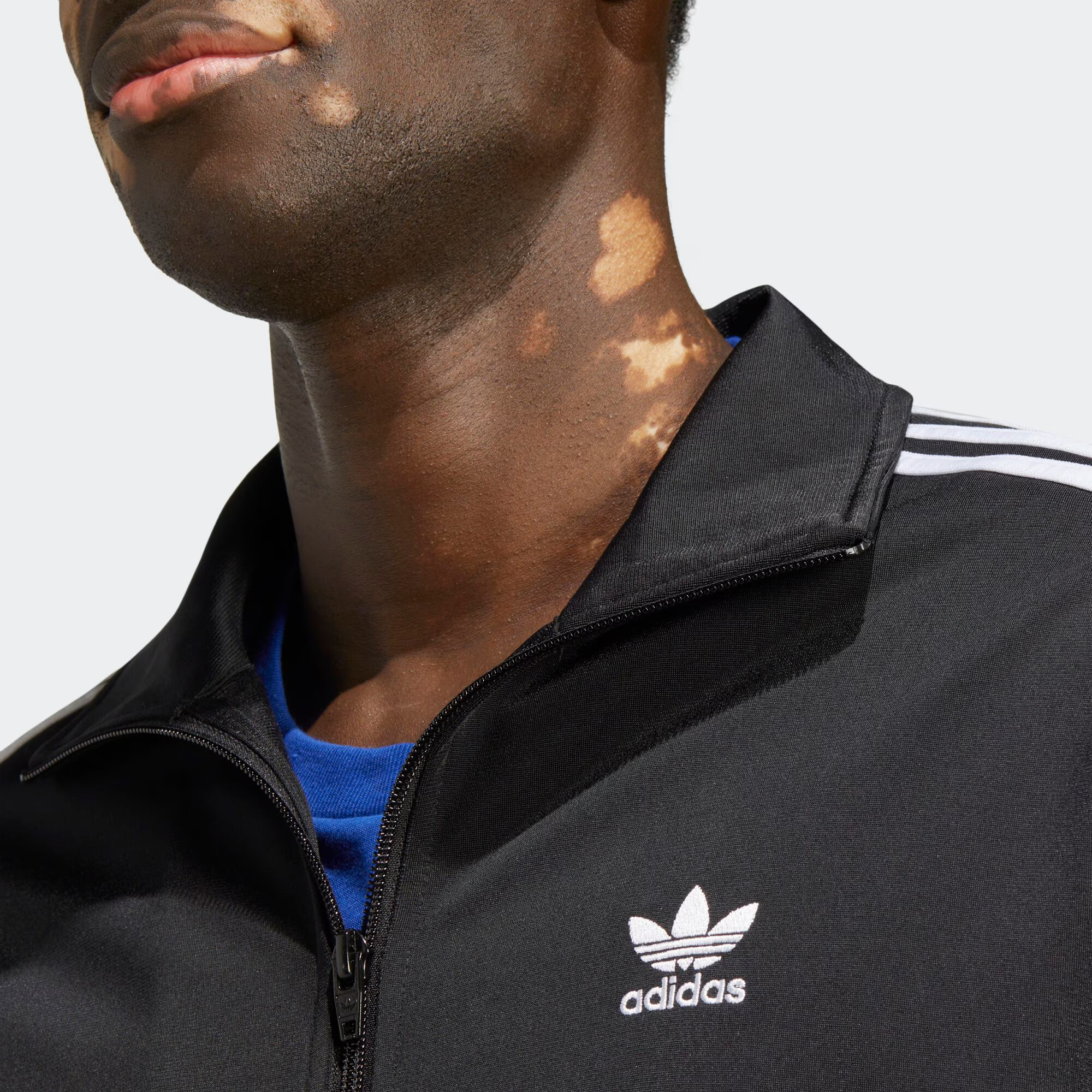 ADIDAS ORIGINALS Jopa na zadrgo antracit / bela - Pepit.si