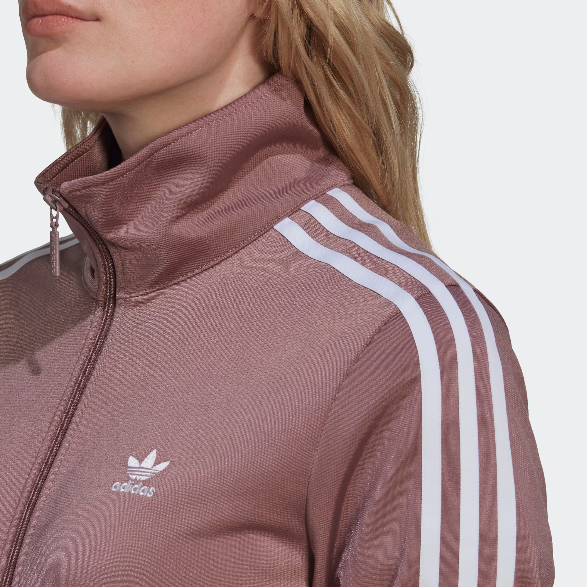 ADIDAS ORIGINALS Jopa na zadrgo 'Firebird' orhideja / bela - Pepit.si