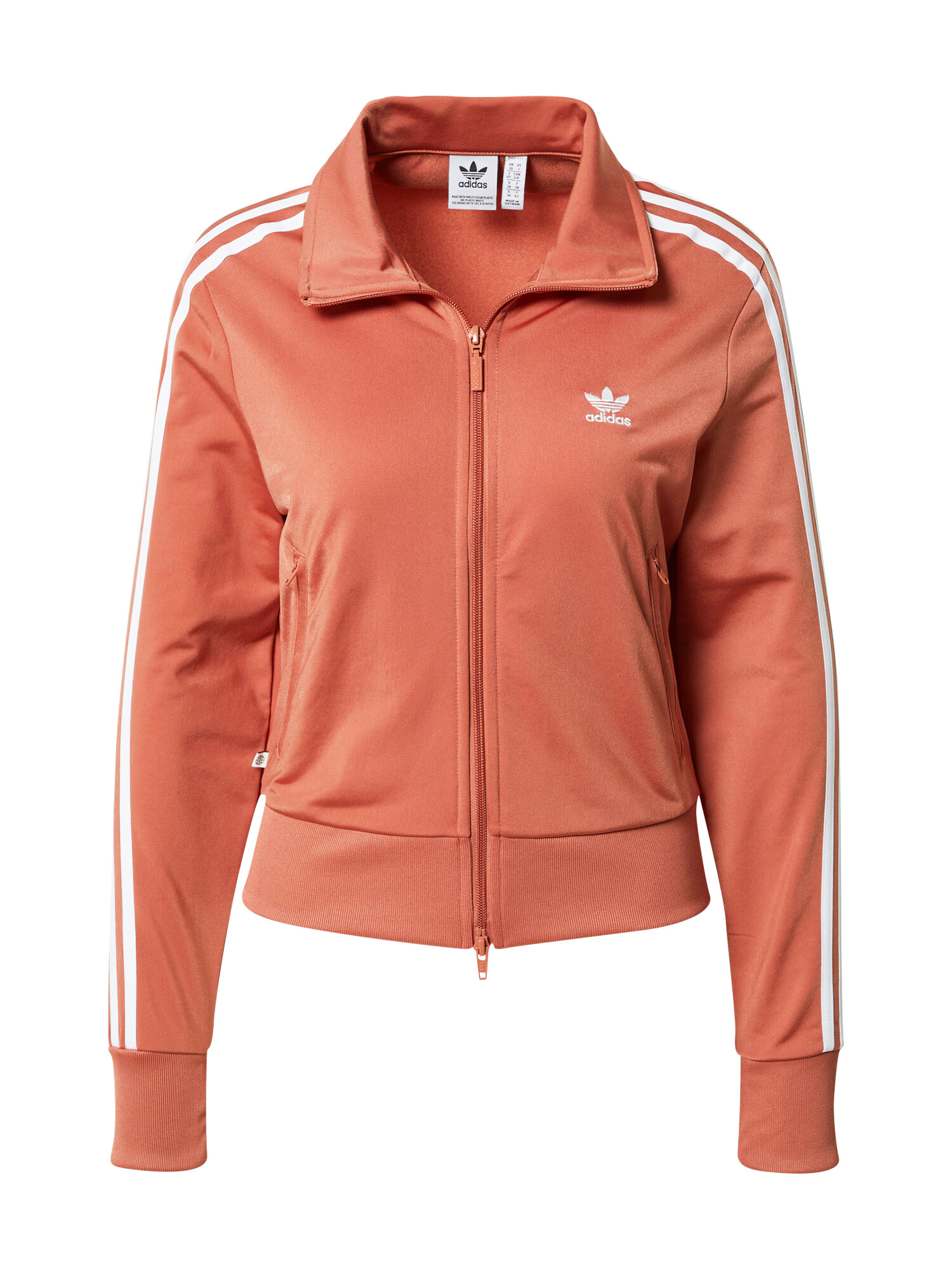 ADIDAS ORIGINALS Jopa na zadrgo 'Firebird' rjasto rjava / bela - Pepit.si