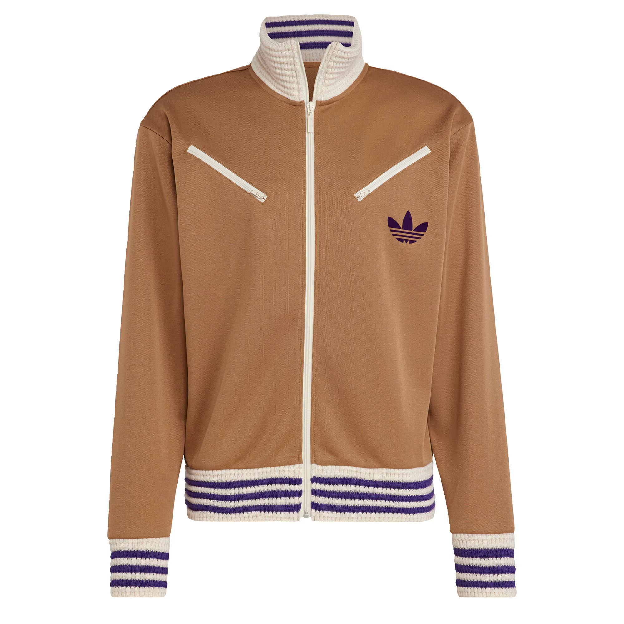 ADIDAS ORIGINALS Jopa na zadrgo modra / rjava / lila / bela - Pepit.si