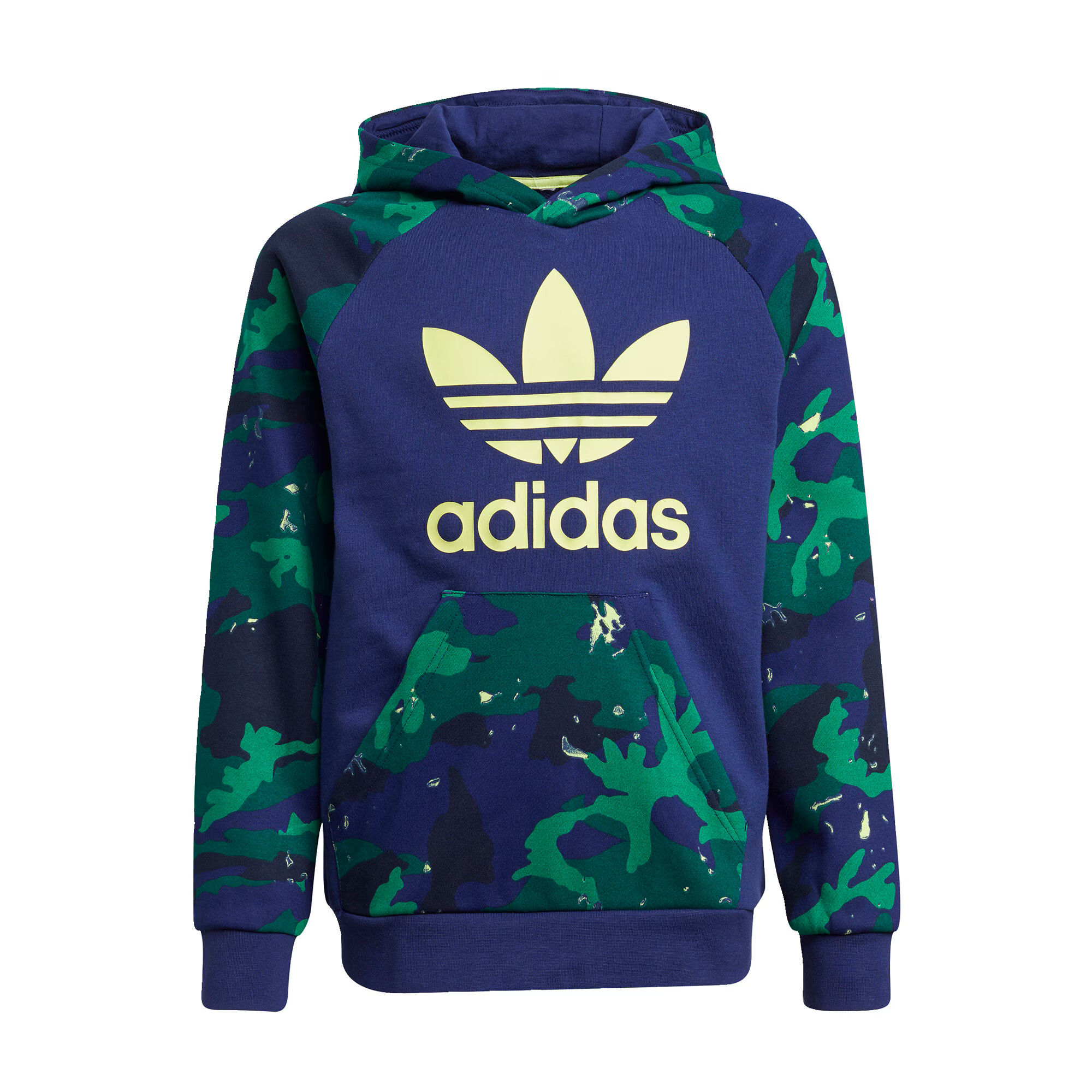 ADIDAS ORIGINALS Jopa na zadrgo modra / zelena / svetlo rumena - Pepit.si