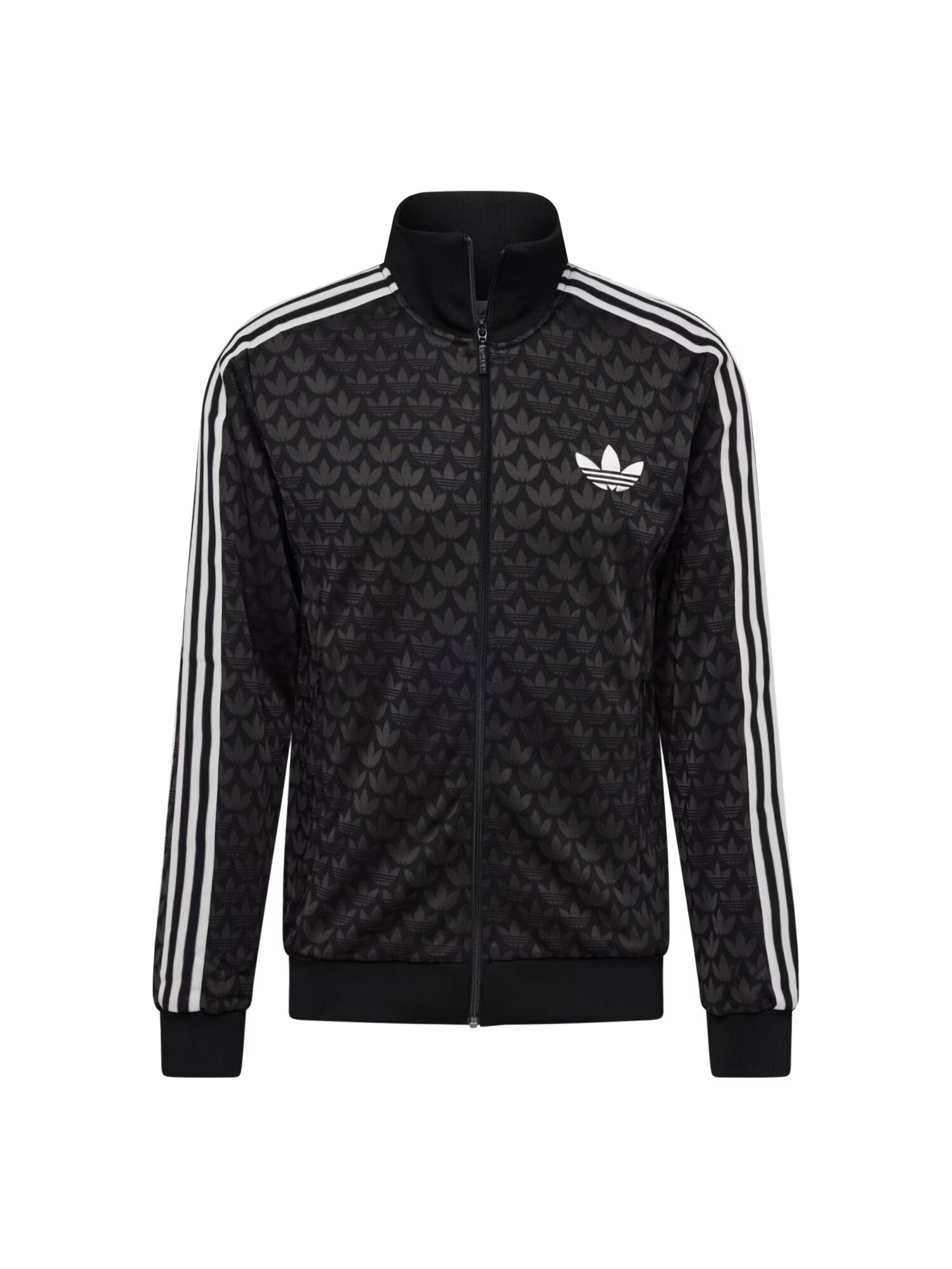 ADIDAS ORIGINALS Jopa na zadrgo temno siva / črna / bela - Pepit.si