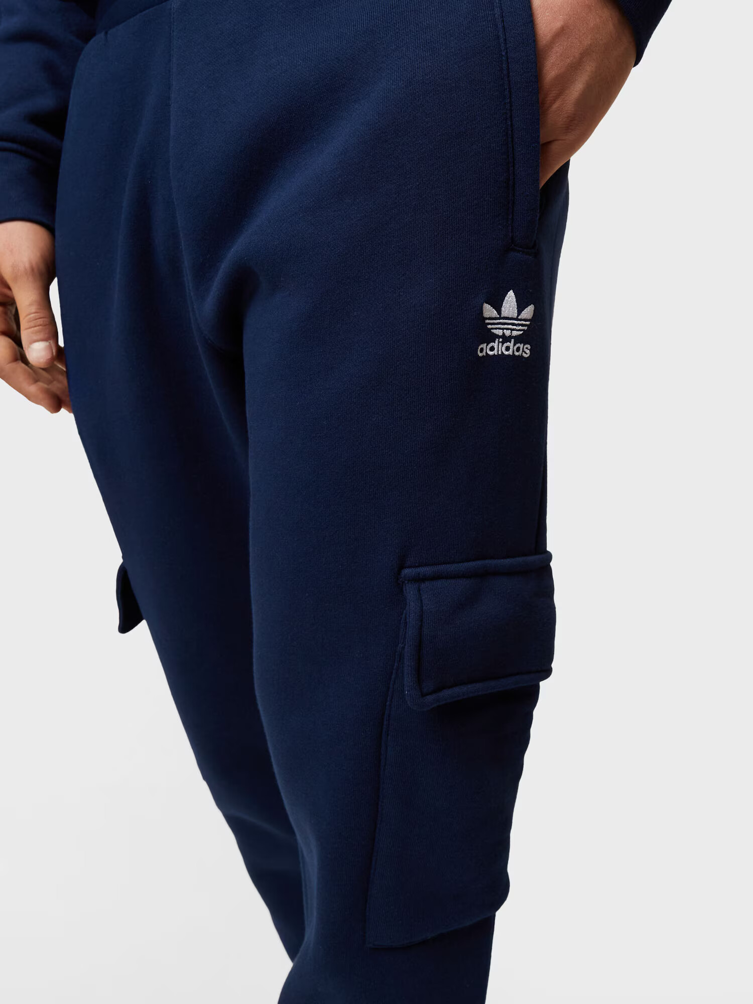 ADIDAS ORIGINALS Kargo hlače temno modra / bela - Pepit.si