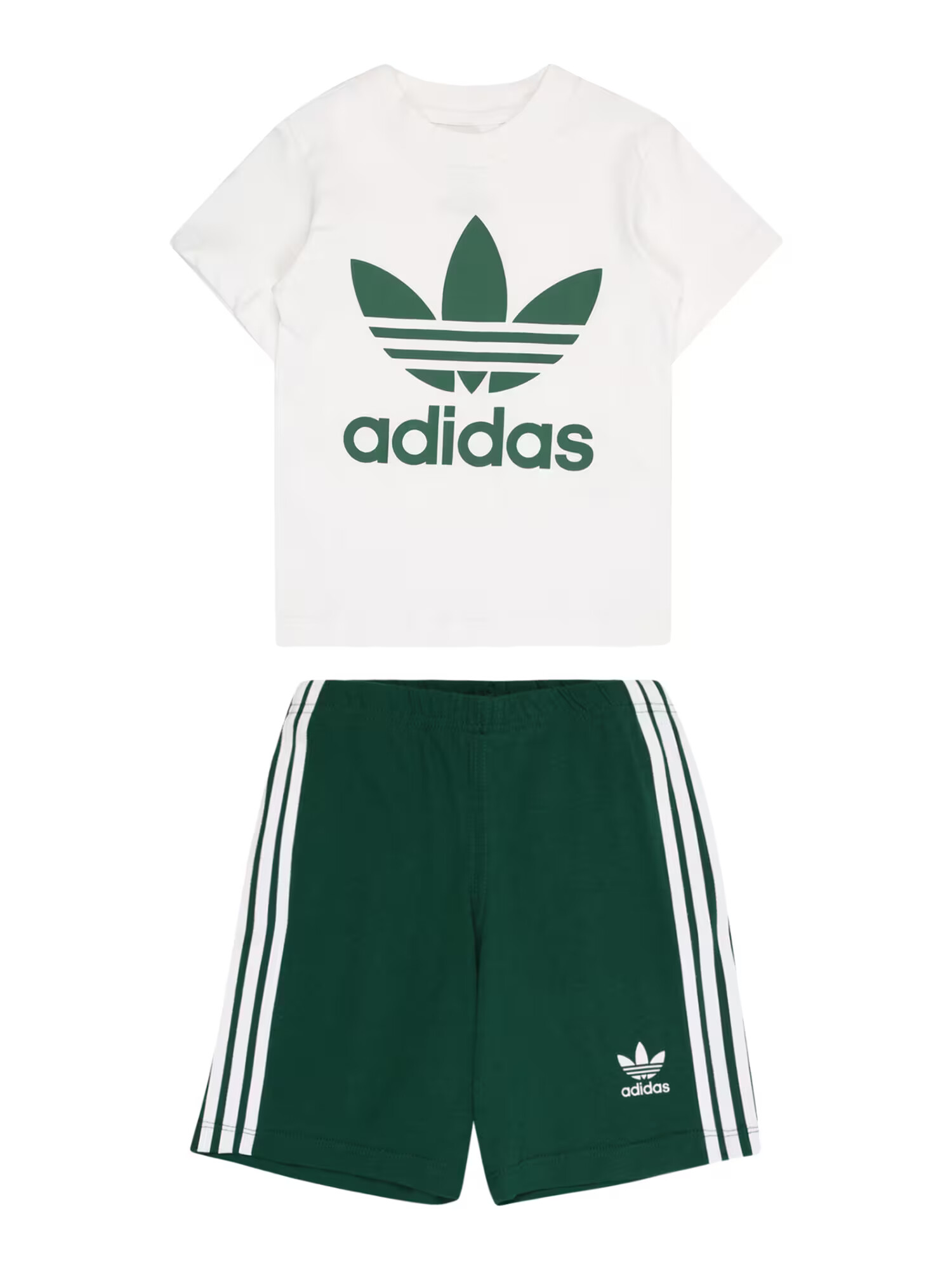 ADIDAS ORIGINALS Trenirka za tek temno zelena / bela - Pepit.si