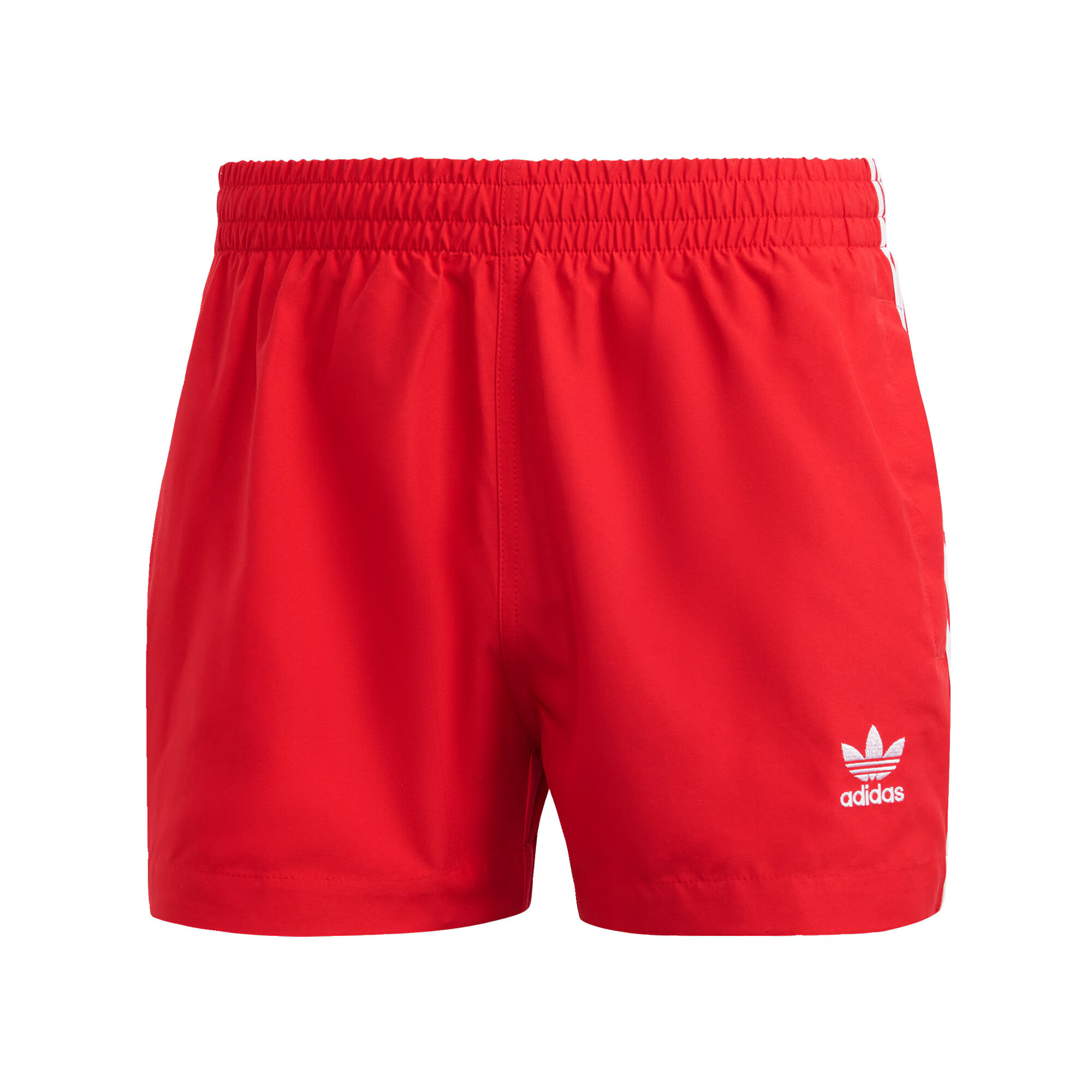 ADIDAS ORIGINALS Kratke kopalne hlače rdeča / bela - Pepit.si