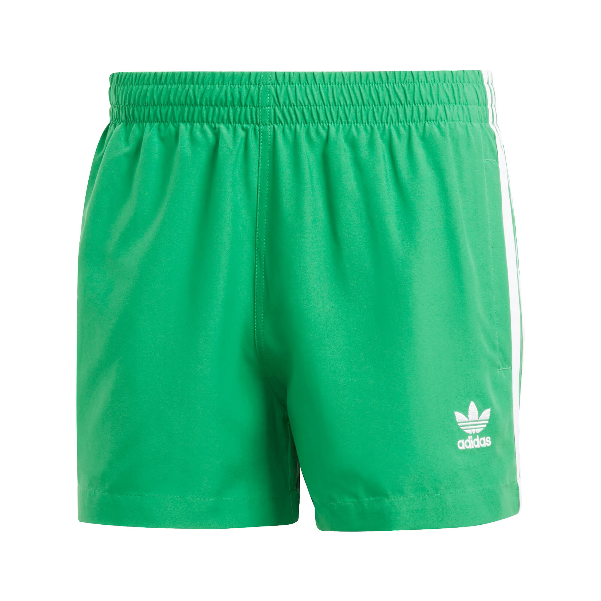 ADIDAS ORIGINALS Kratke kopalne hlače zelena / bela - Pepit.si