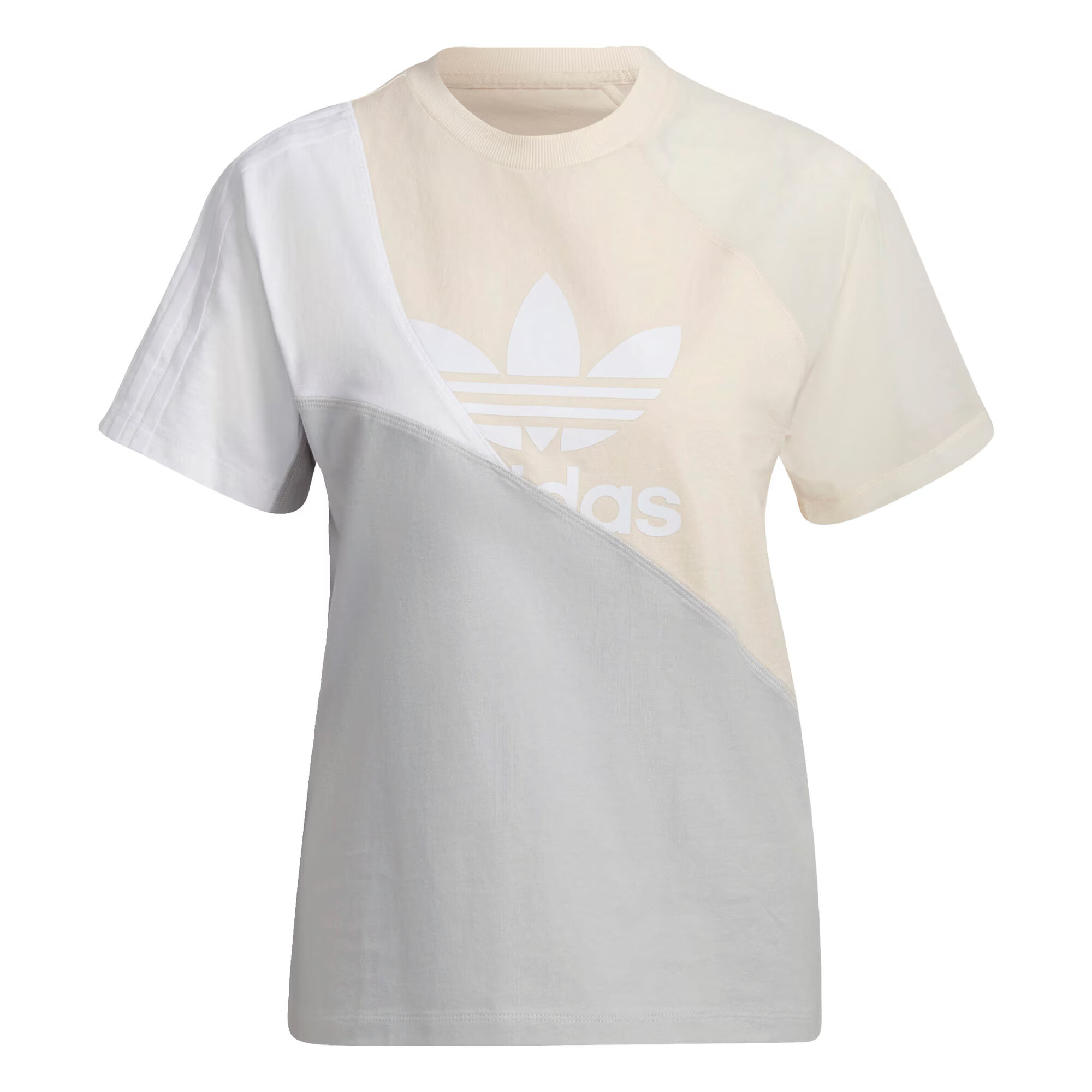 ADIDAS ORIGINALS Majica bež / siva / bela - Pepit.si