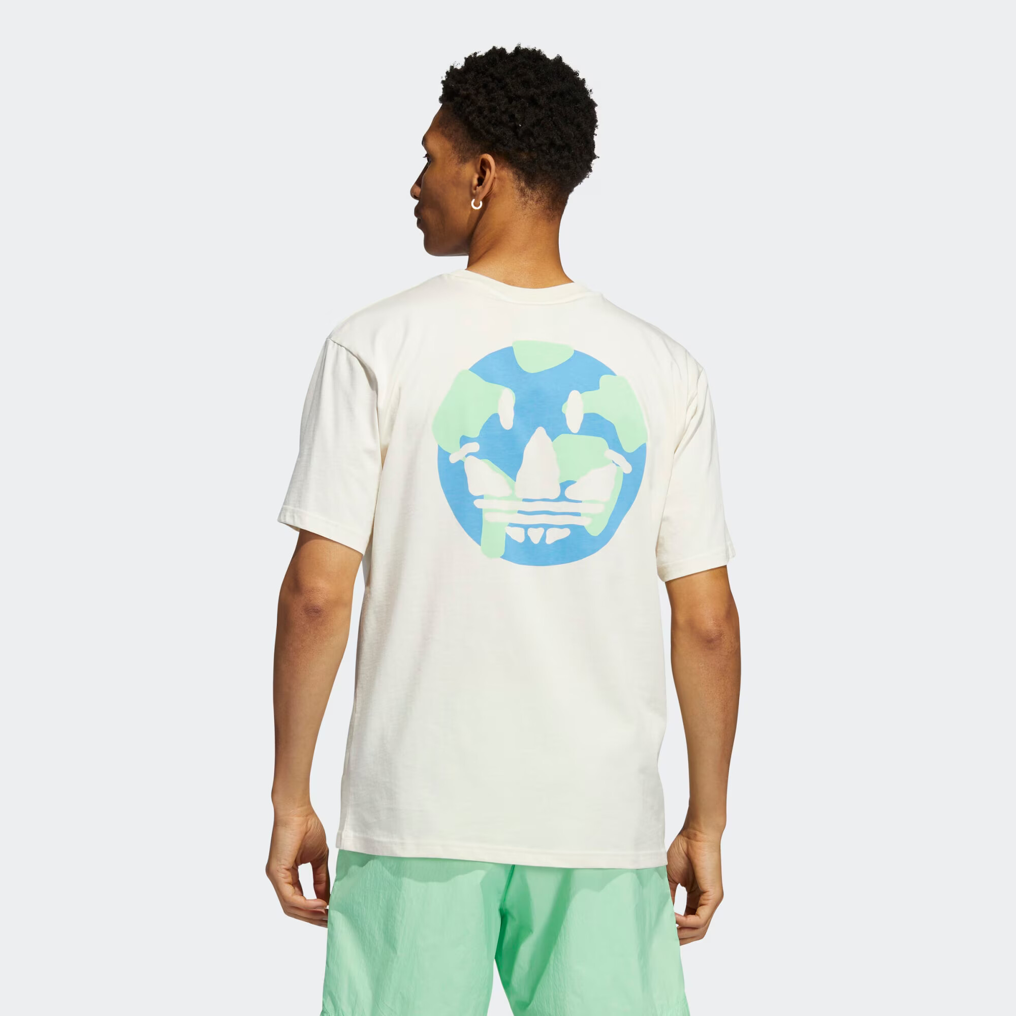 ADIDAS ORIGINALS Majica azur / meta / volneno bela - Pepit.si