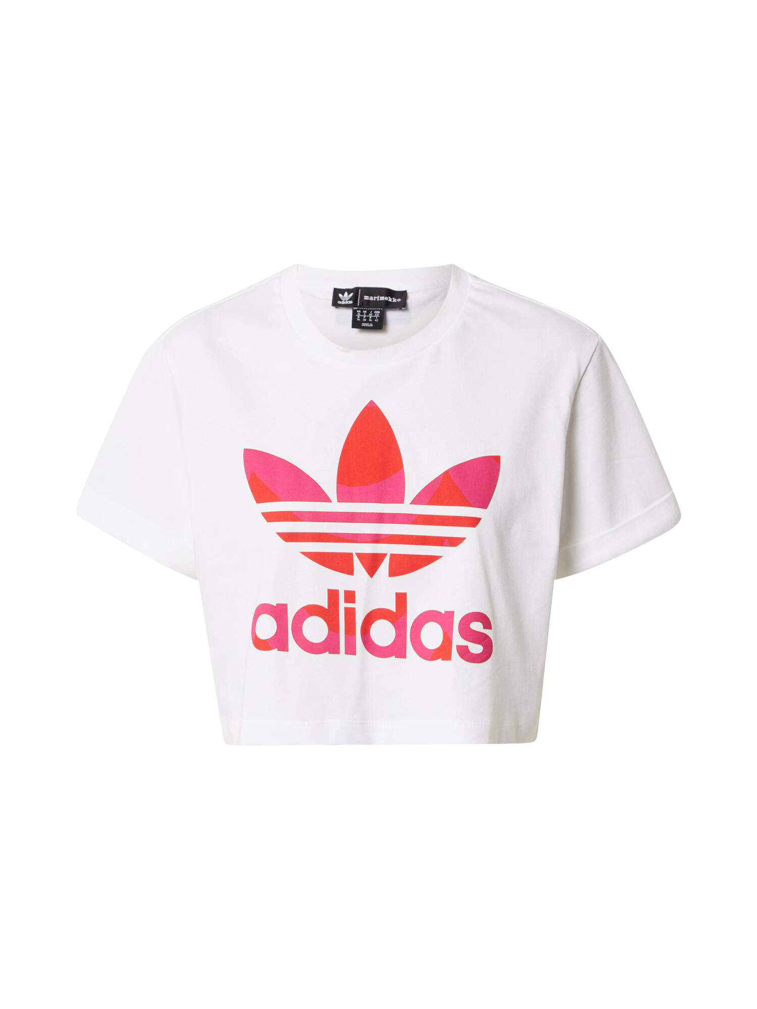 ADIDAS ORIGINALS Majica bela / brusnica - Pepit.si