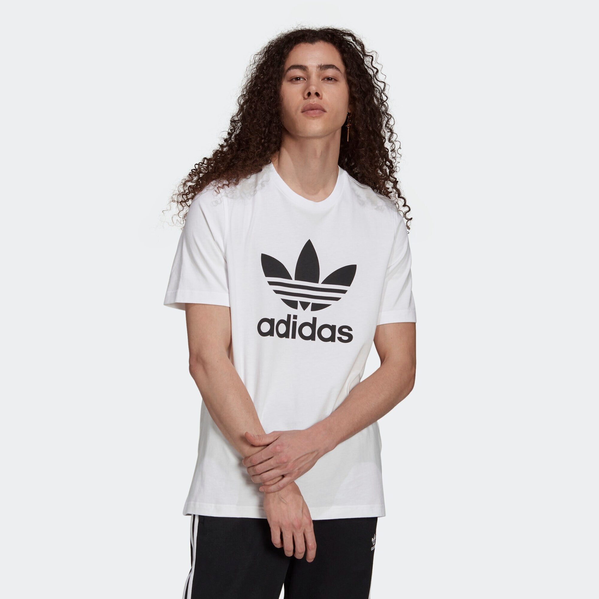 ADIDAS ORIGINALS Majica črna / bela - Pepit.si