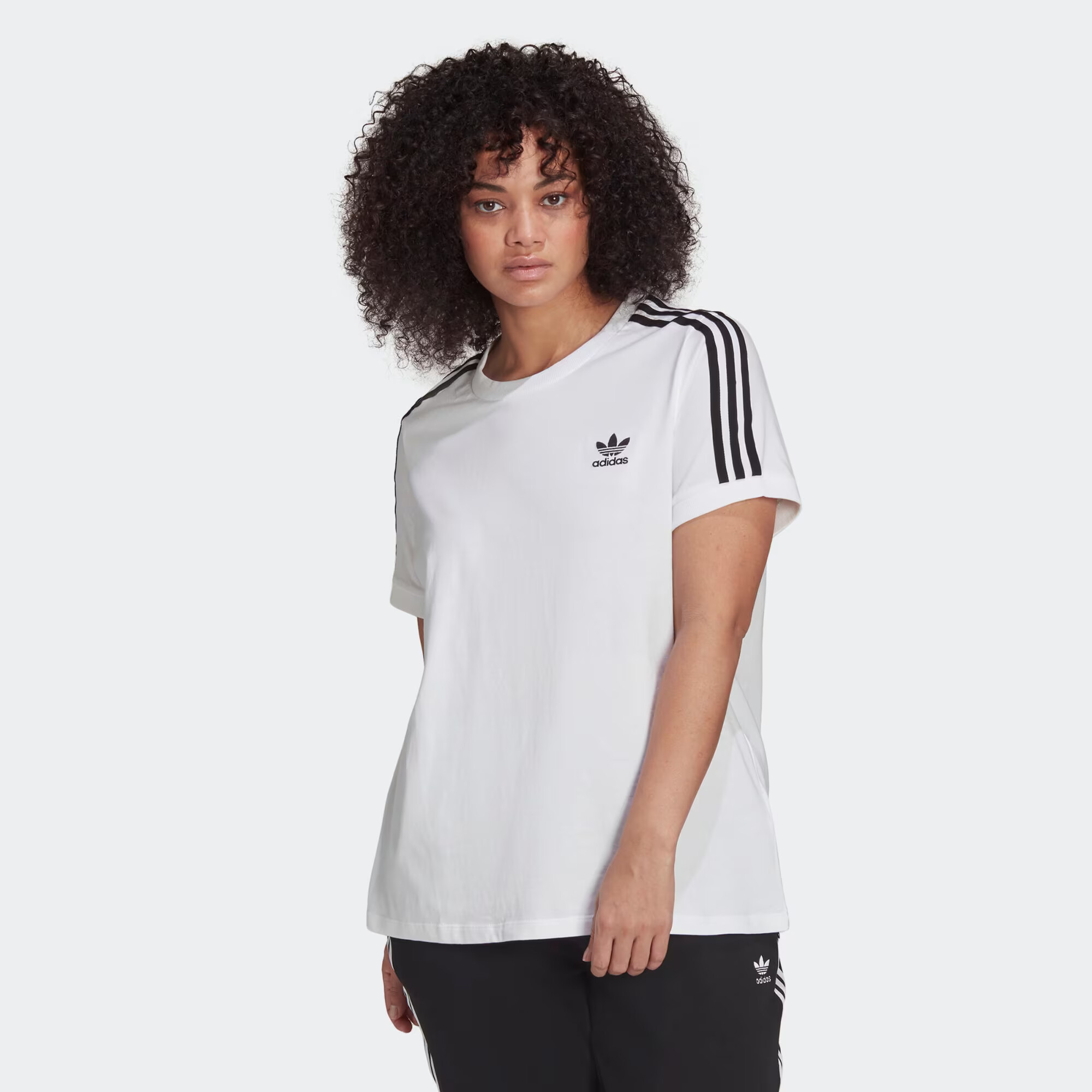 ADIDAS ORIGINALS Majica črna / bela - Pepit.si