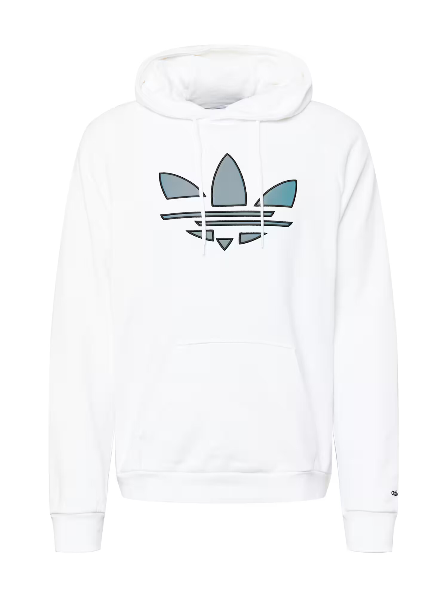 ADIDAS ORIGINALS Majica bela / črna / golobje modra - Pepit.si