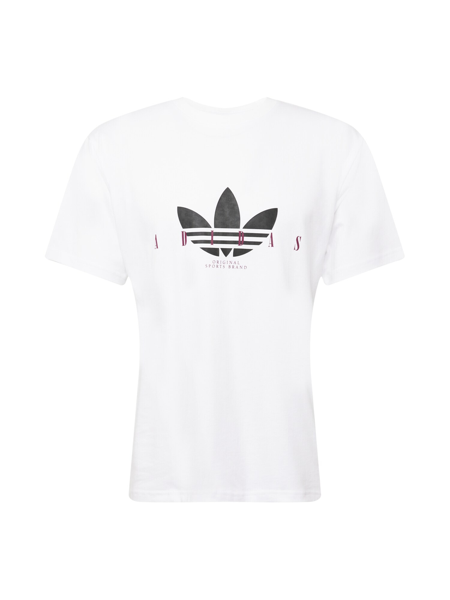 ADIDAS ORIGINALS Majica jajčevec / črna / bela - Pepit.si