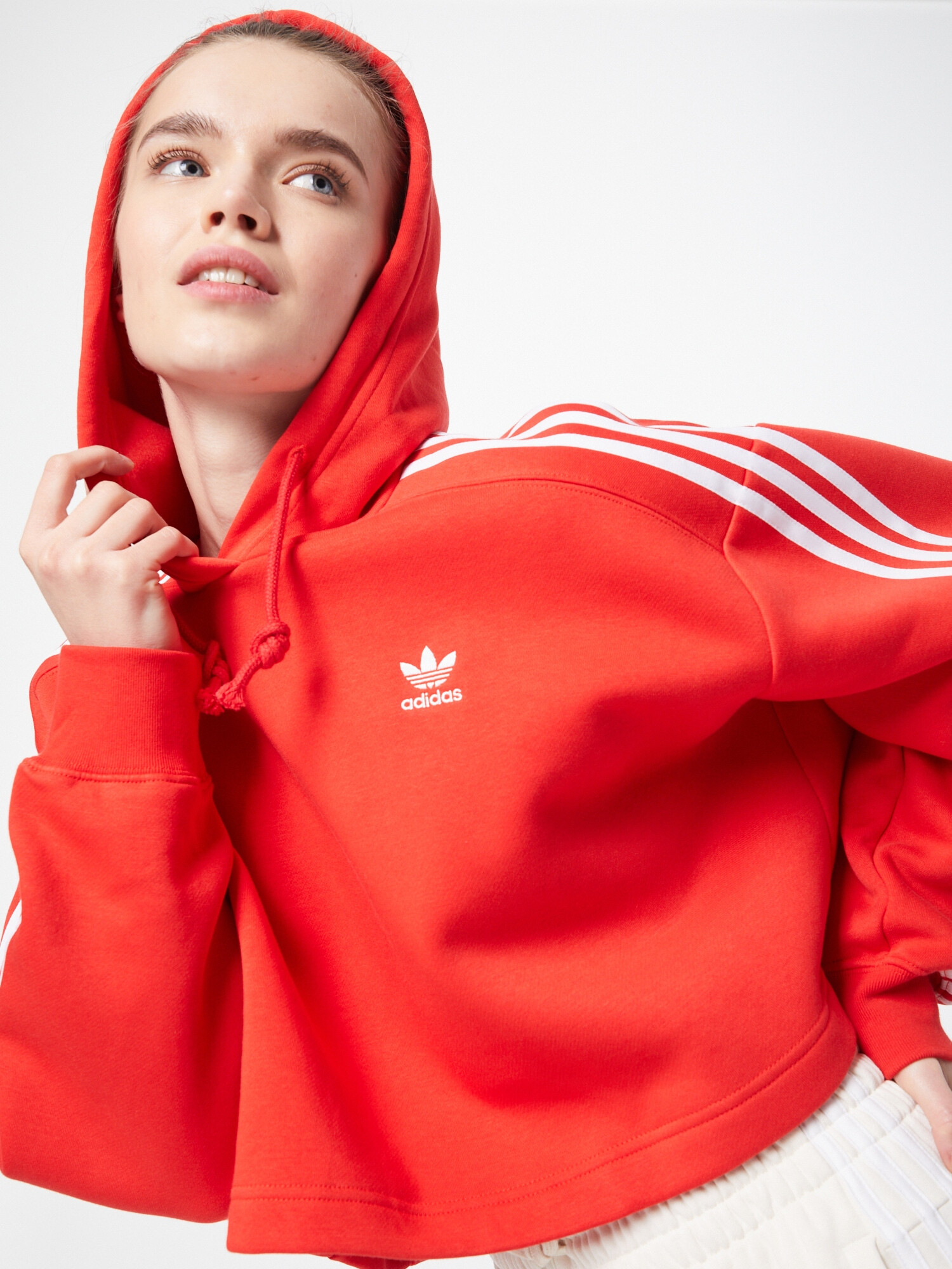 ADIDAS ORIGINALS Majica oranžno rdeča / bela - Pepit.si