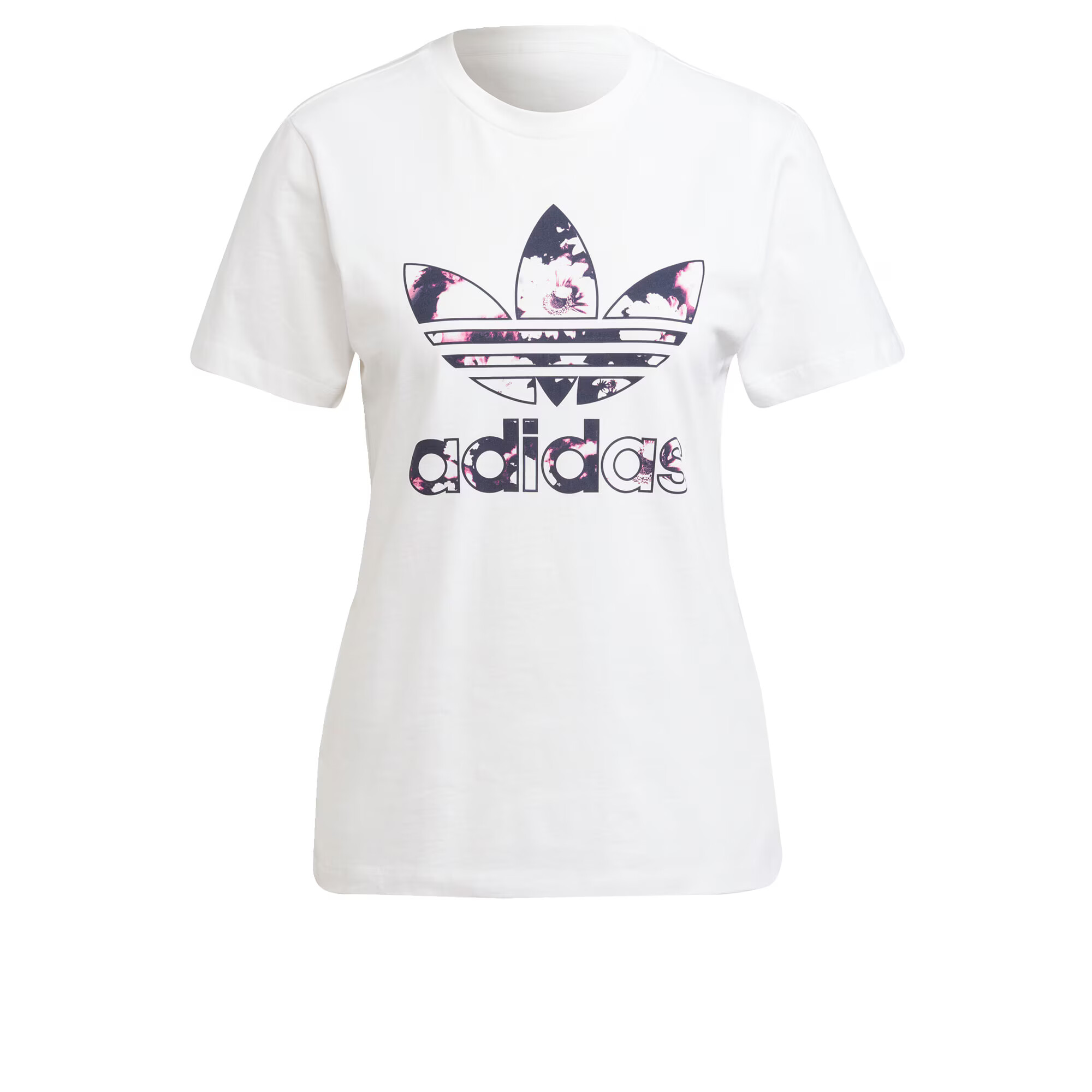 ADIDAS ORIGINALS Majica bela / roza / temno modra - Pepit.si