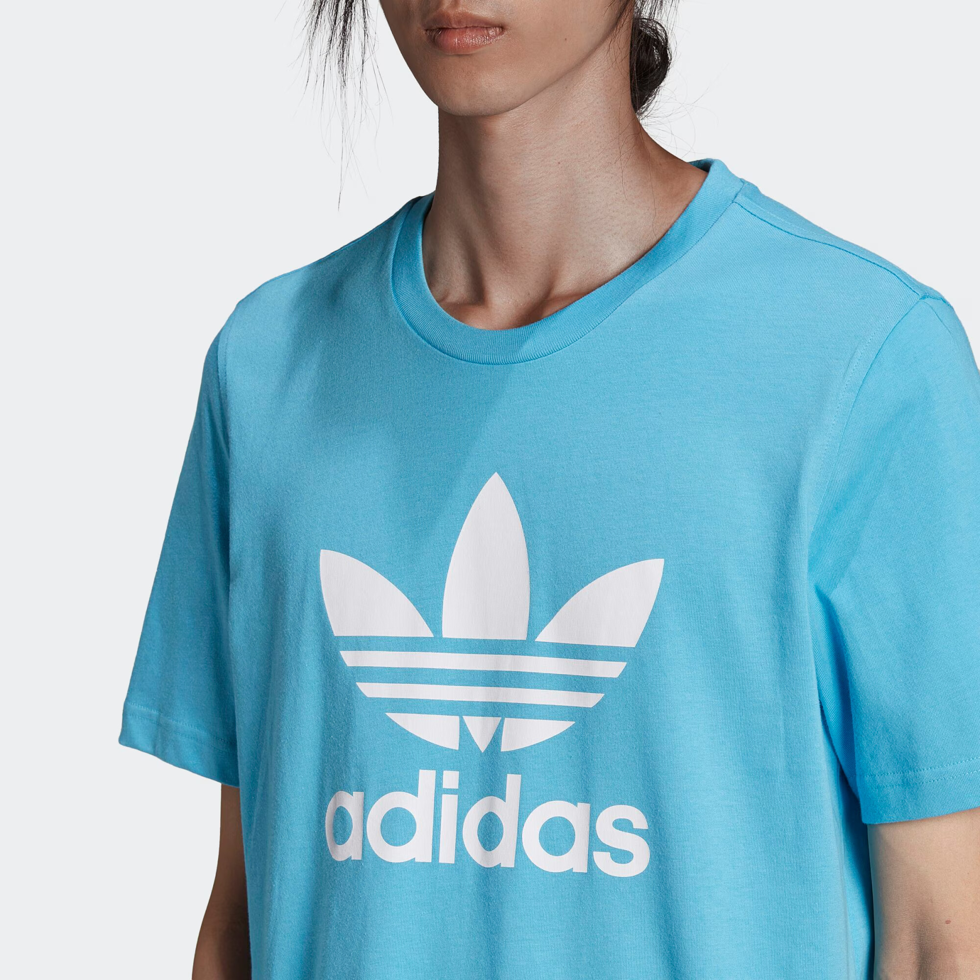 ADIDAS ORIGINALS Majica svetlo modra / bela - Pepit.si