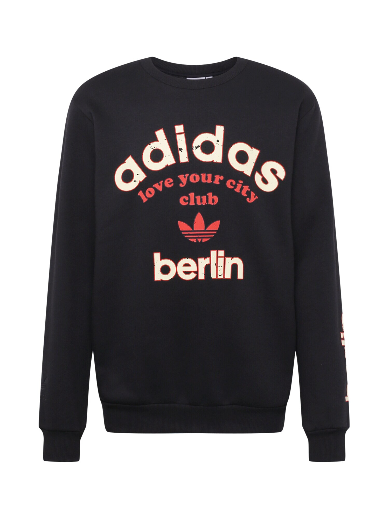 ADIDAS ORIGINALS Majica 'Berlin Collegiate City' pastelno rumena / rdeča / črna - Pepit.si