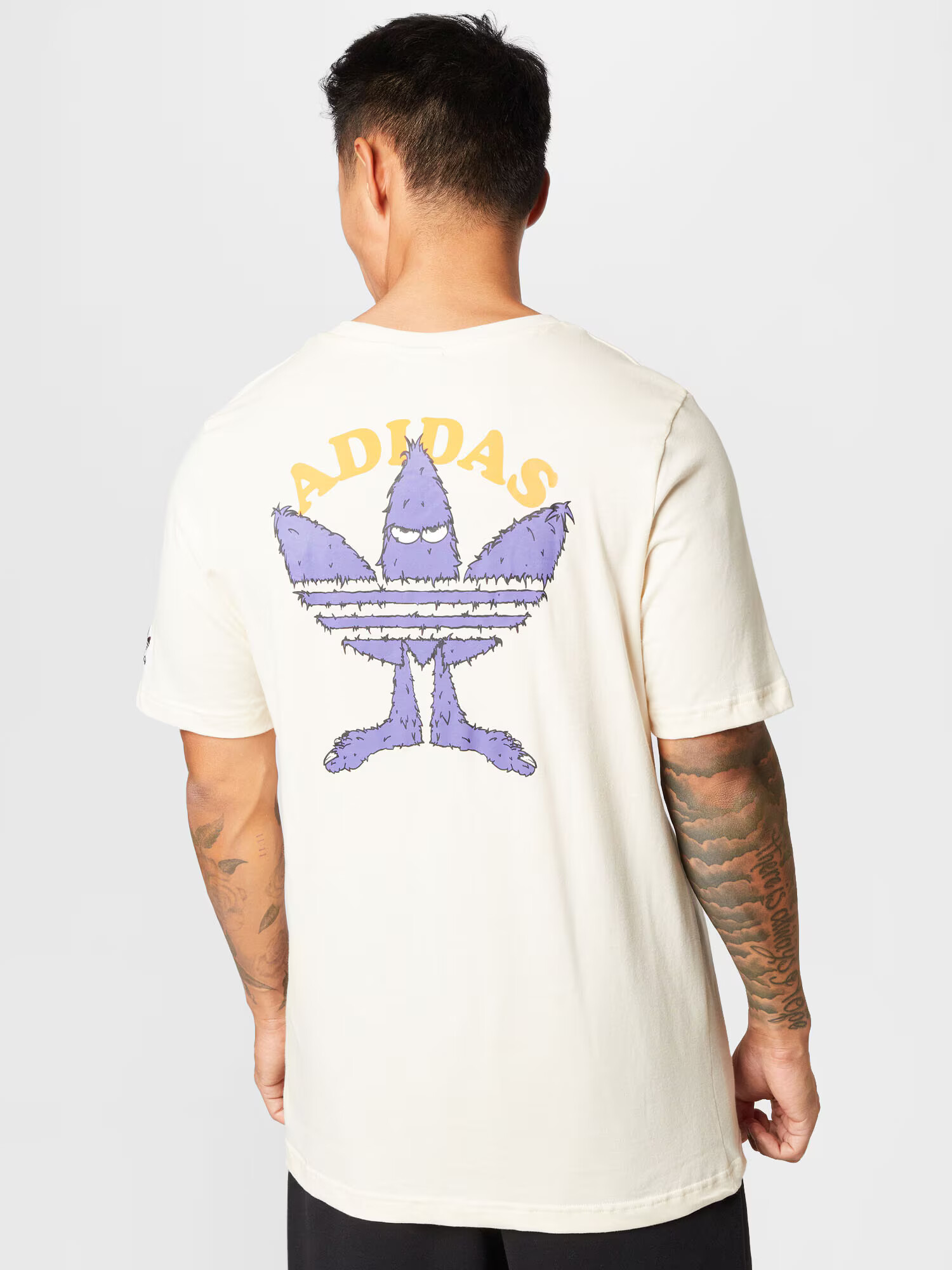 ADIDAS ORIGINALS Majica bež / modra / oranžna / črna - Pepit.si