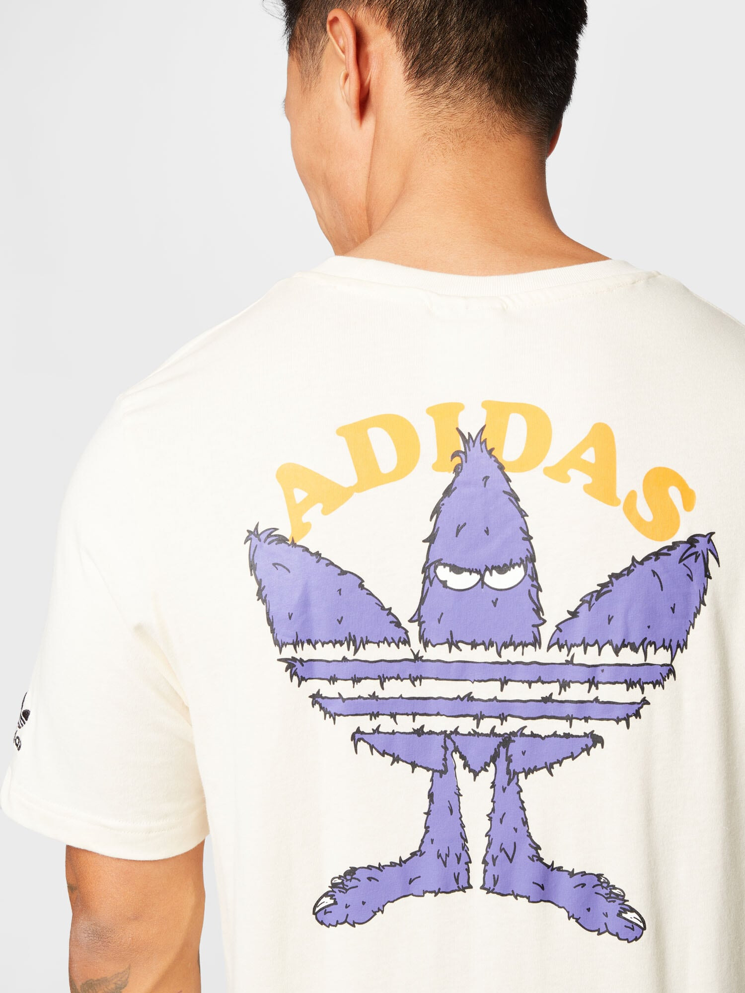 ADIDAS ORIGINALS Majica bež / modra / oranžna / črna - Pepit.si