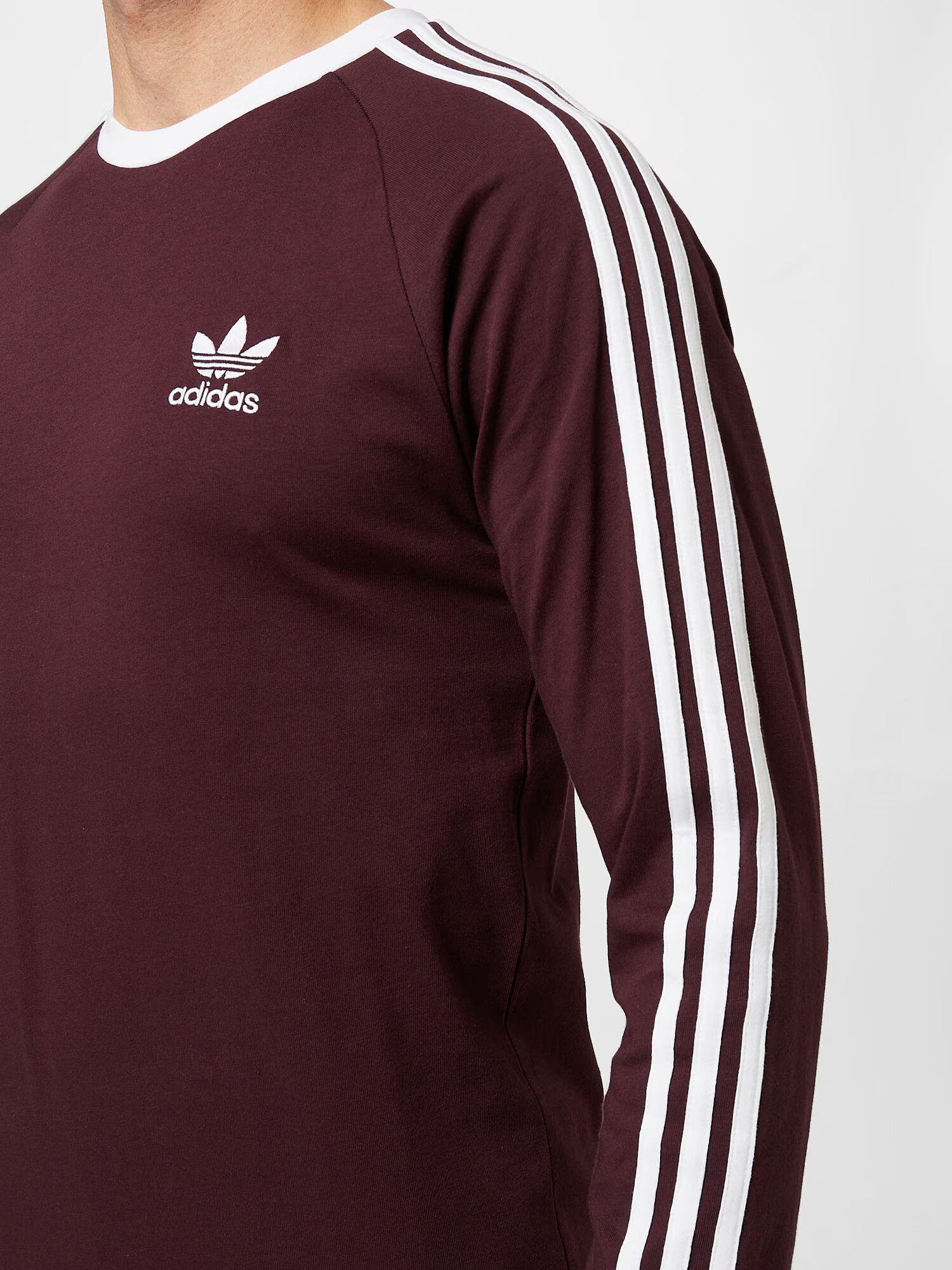 ADIDAS ORIGINALS Majica burgund / bela - Pepit.si