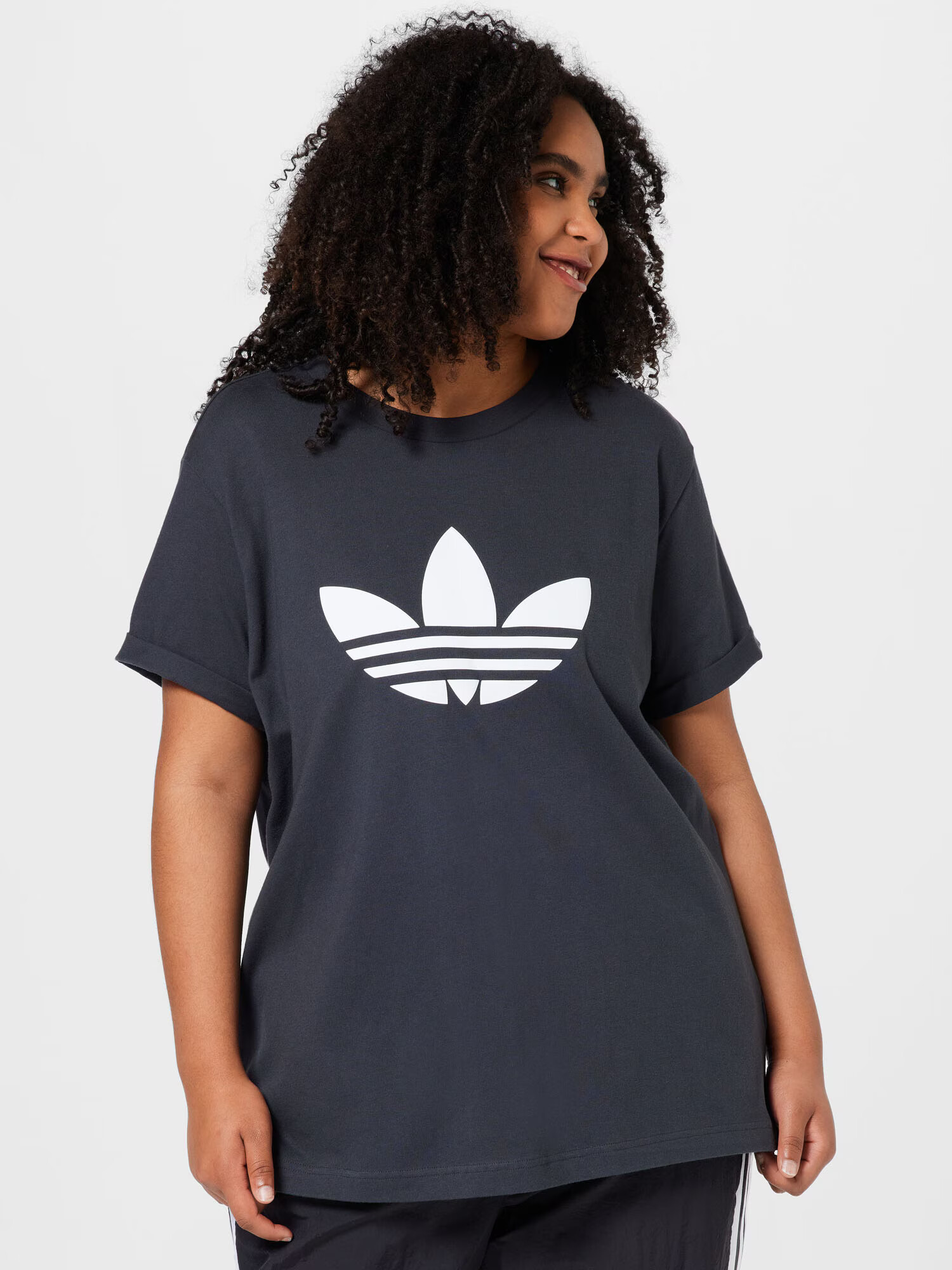 ADIDAS ORIGINALS Majica črna / bela - Pepit.si