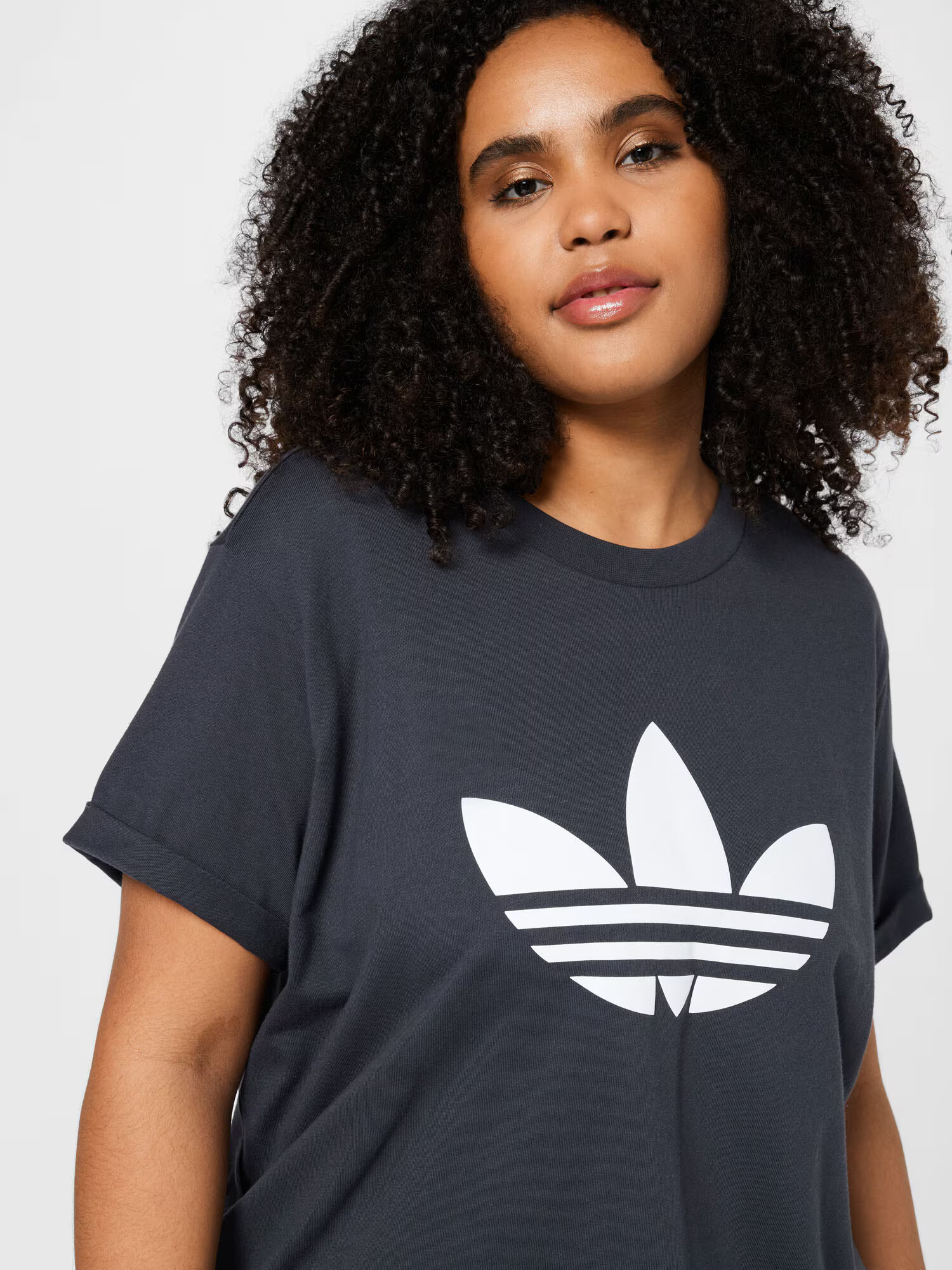 ADIDAS ORIGINALS Majica črna / bela - Pepit.si