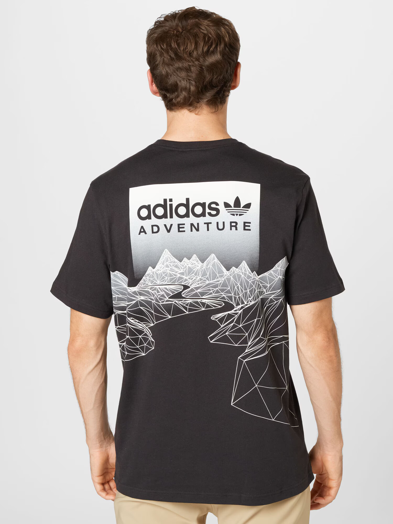 ADIDAS ORIGINALS Majica črna / bela - Pepit.si