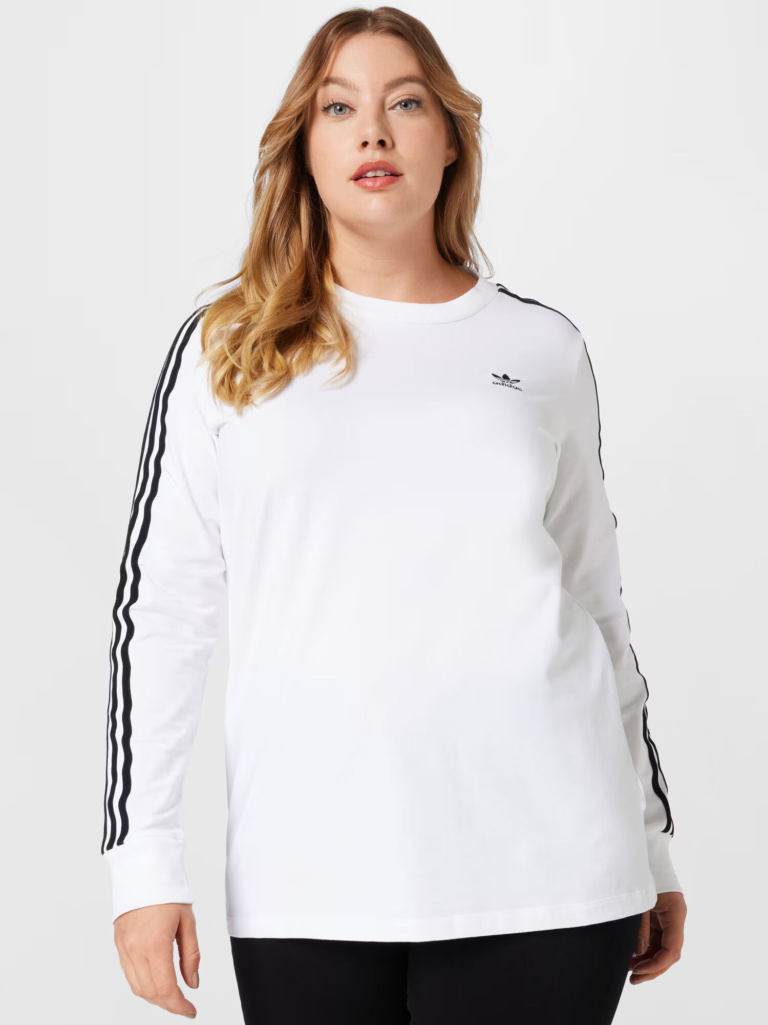 ADIDAS ORIGINALS Majica črna / bela - Pepit.si