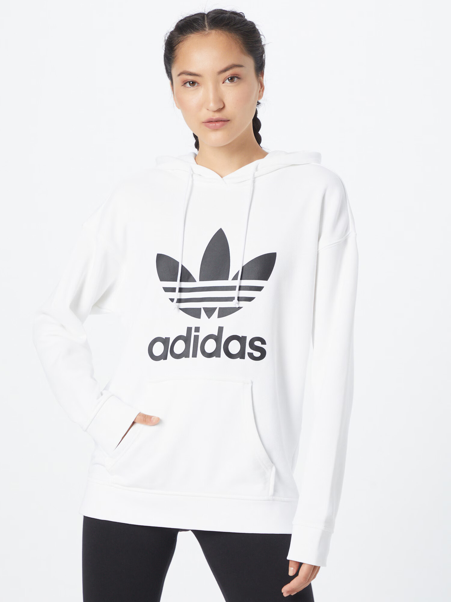 ADIDAS ORIGINALS Majica črna / bela - Pepit.si