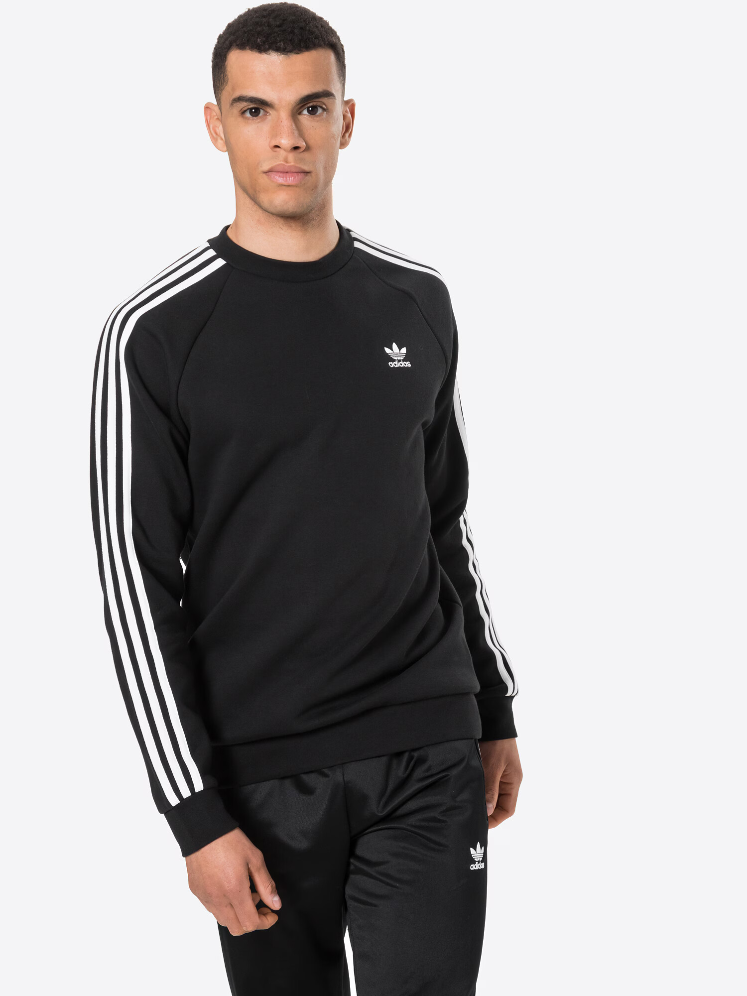 ADIDAS ORIGINALS Majica črna / bela - Pepit.si