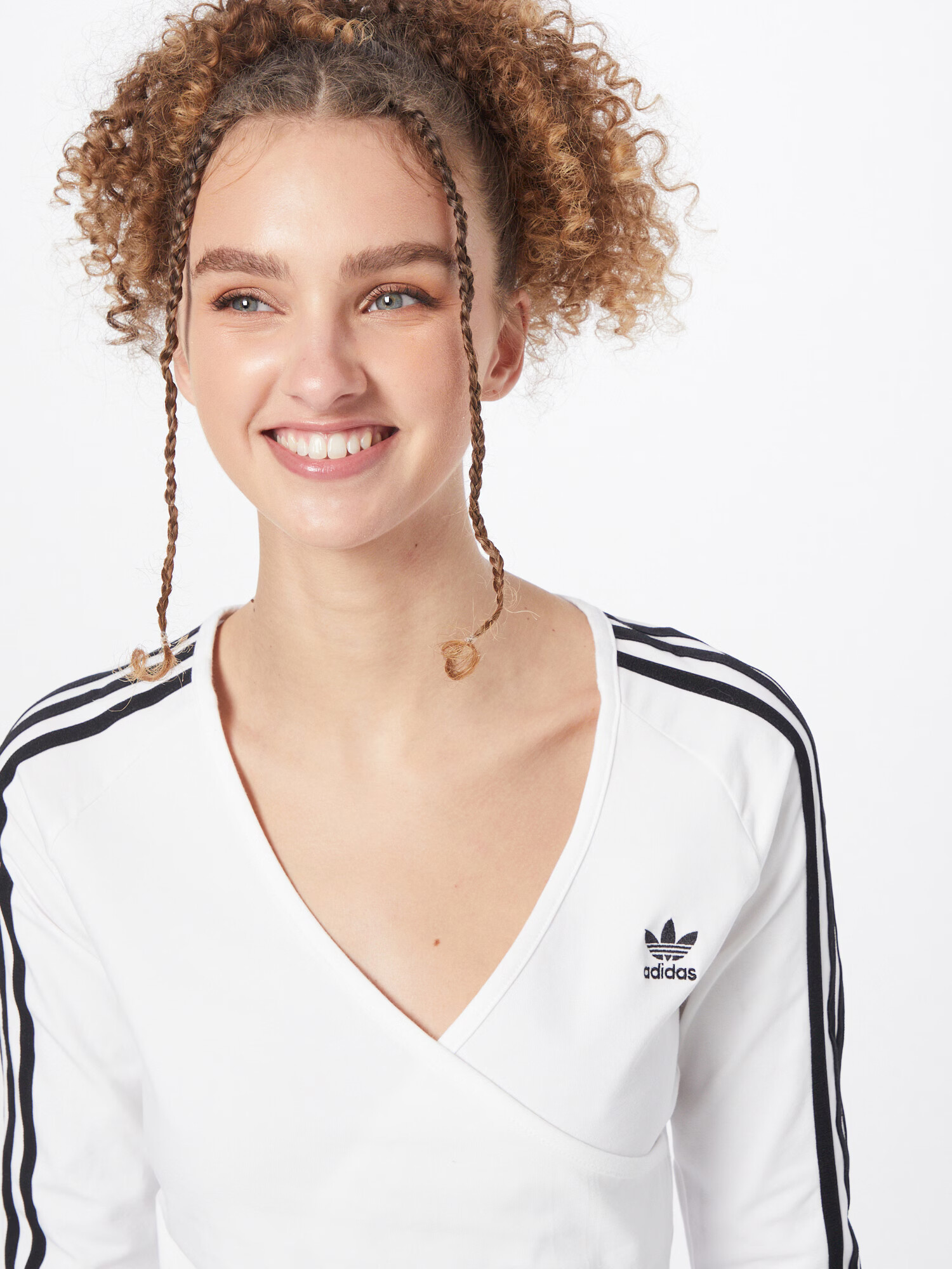 ADIDAS ORIGINALS Majica črna / bela - Pepit.si