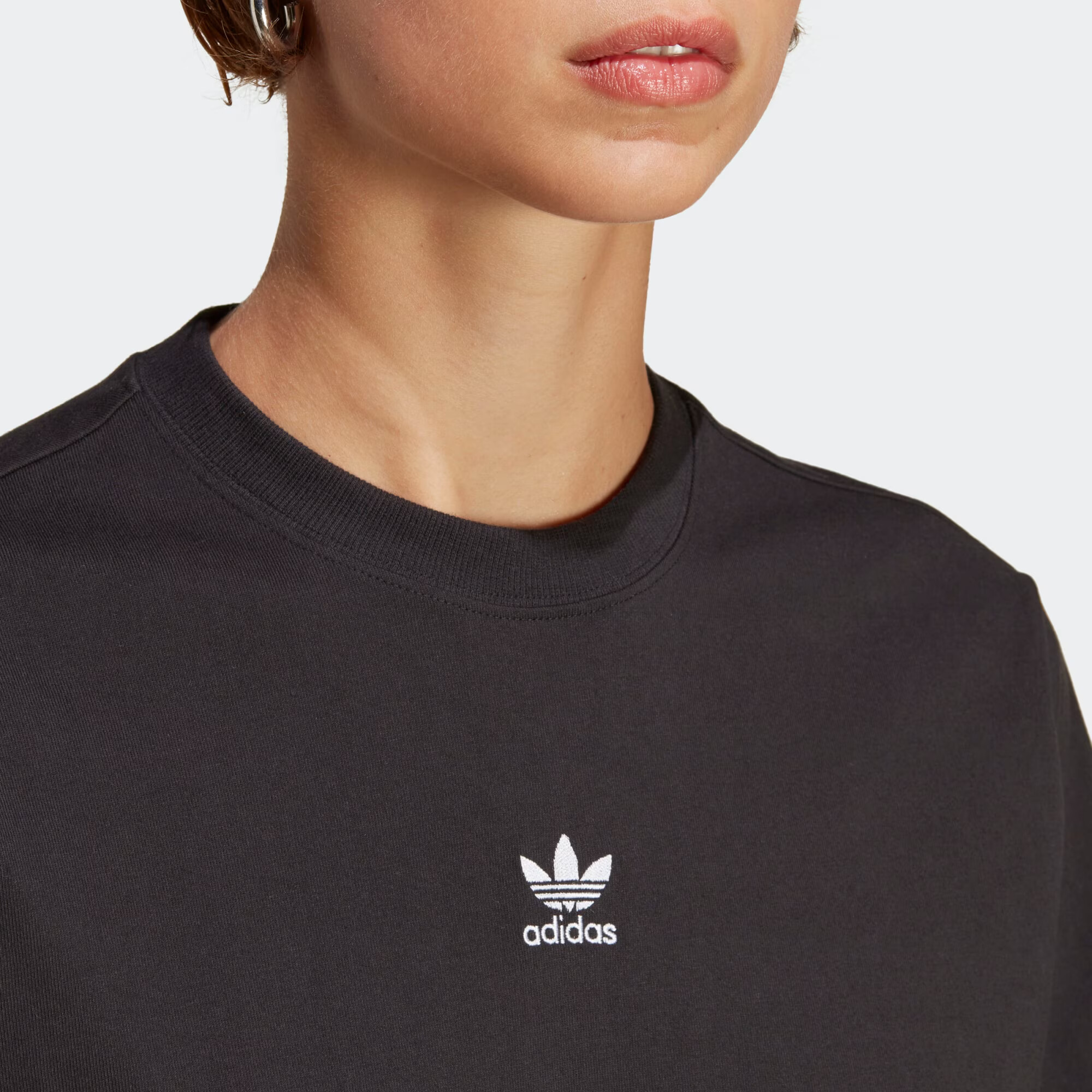 ADIDAS ORIGINALS Majica črna / bela - Pepit.si