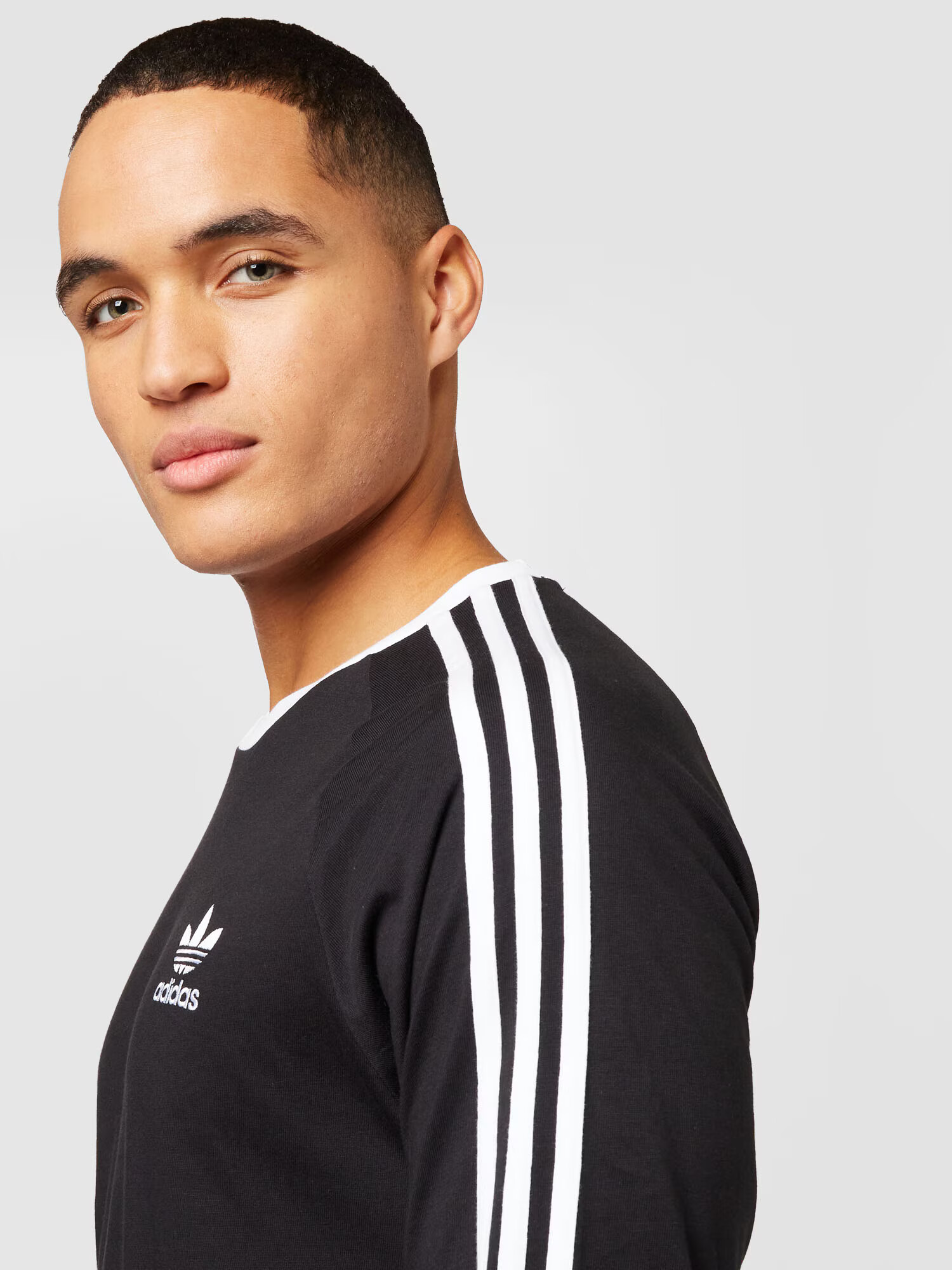 ADIDAS ORIGINALS Majica črna / bela - Pepit.si