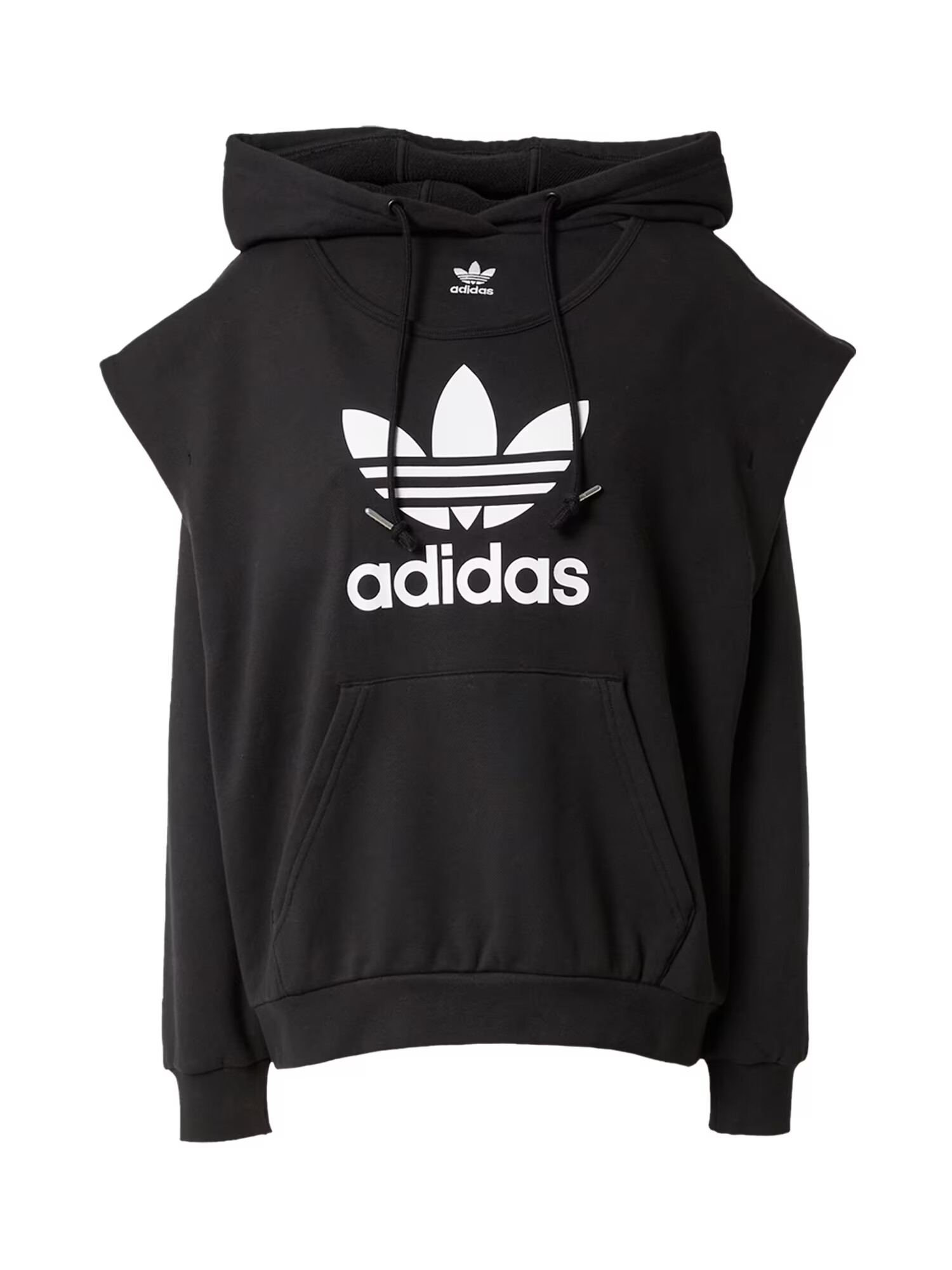 ADIDAS ORIGINALS Majica črna / bela - Pepit.si