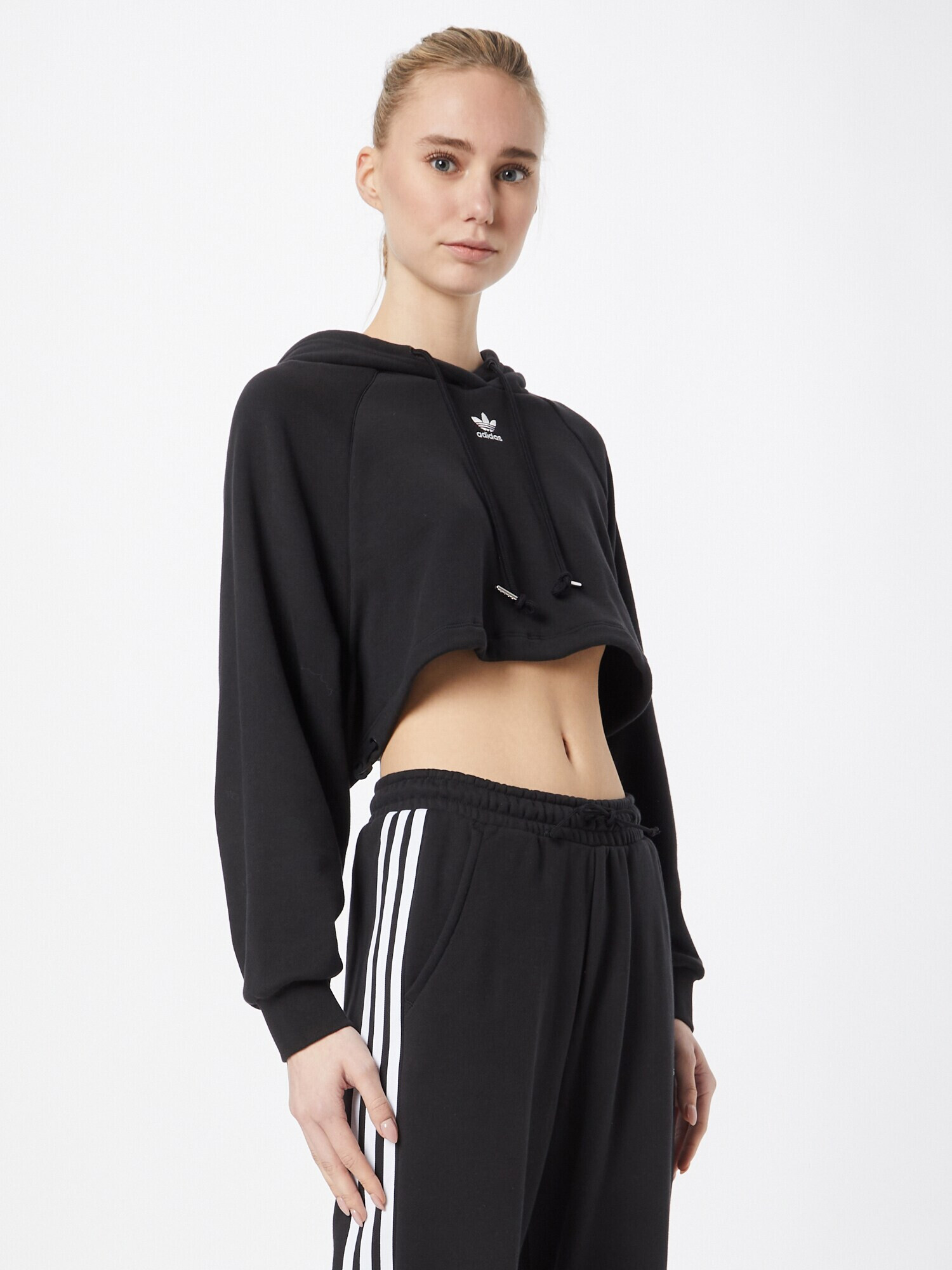 ADIDAS ORIGINALS Majica črna / bela - Pepit.si