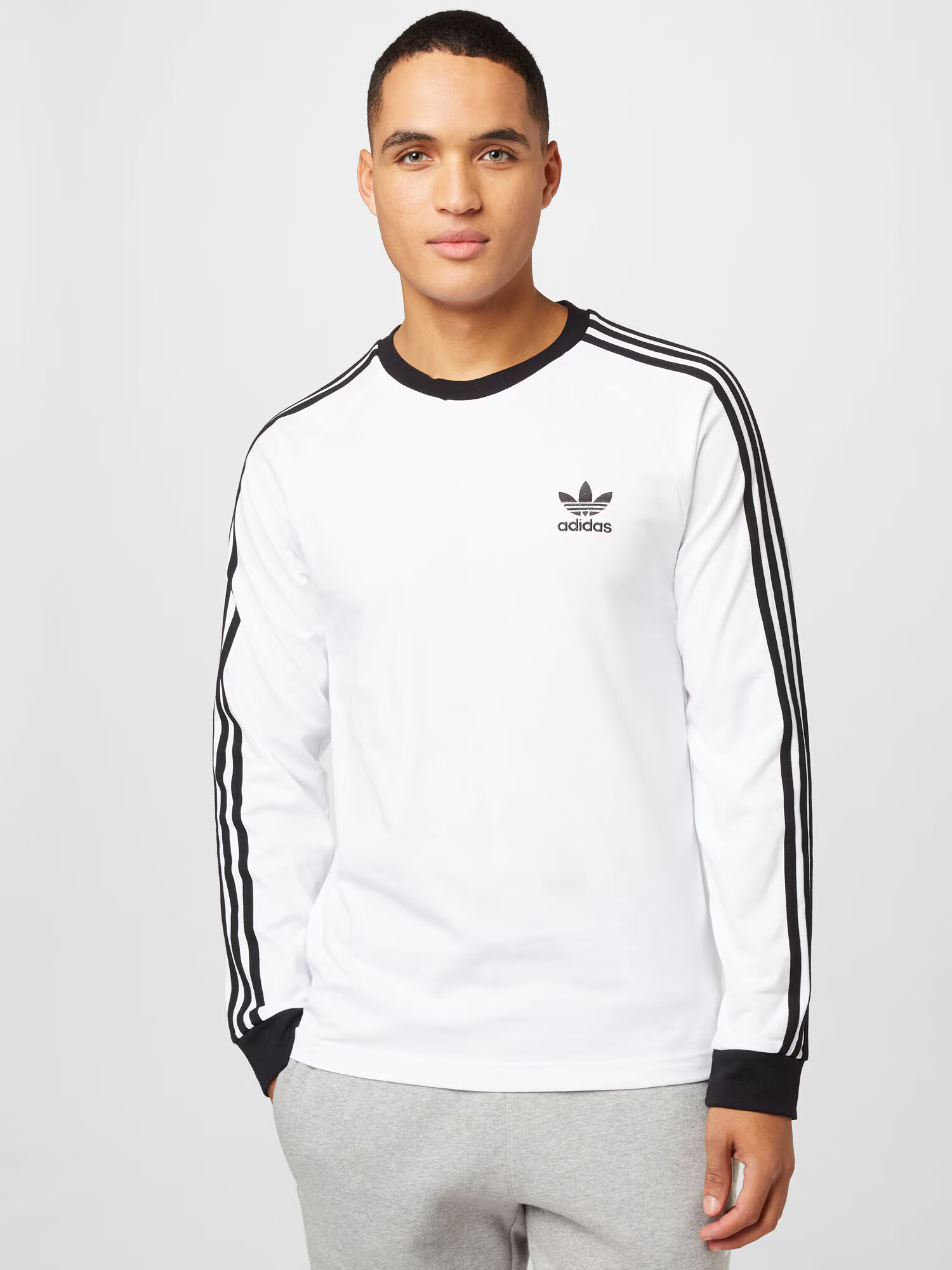 ADIDAS ORIGINALS Majica črna / bela - Pepit.si