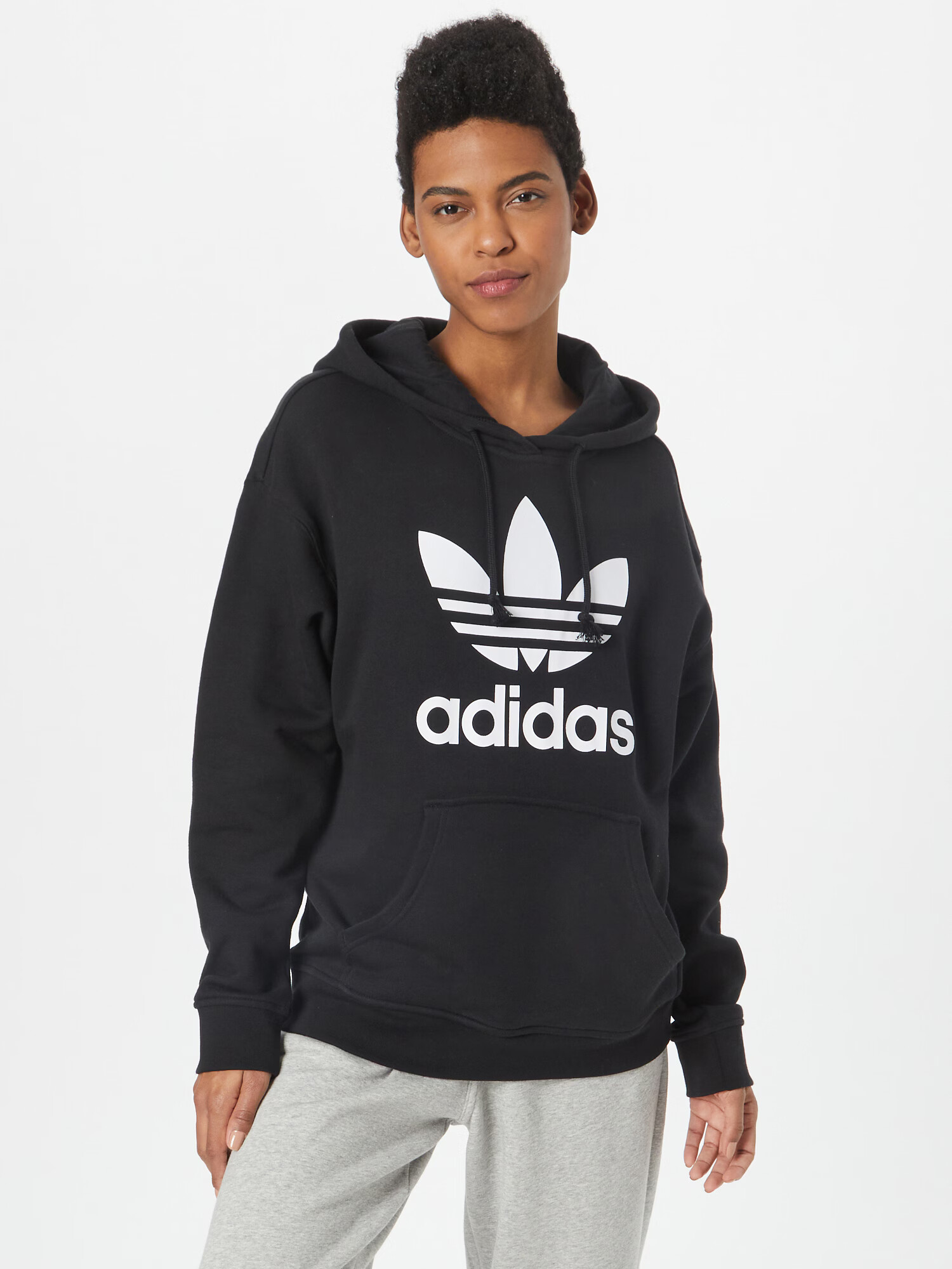 ADIDAS ORIGINALS Majica črna / bela - Pepit.si