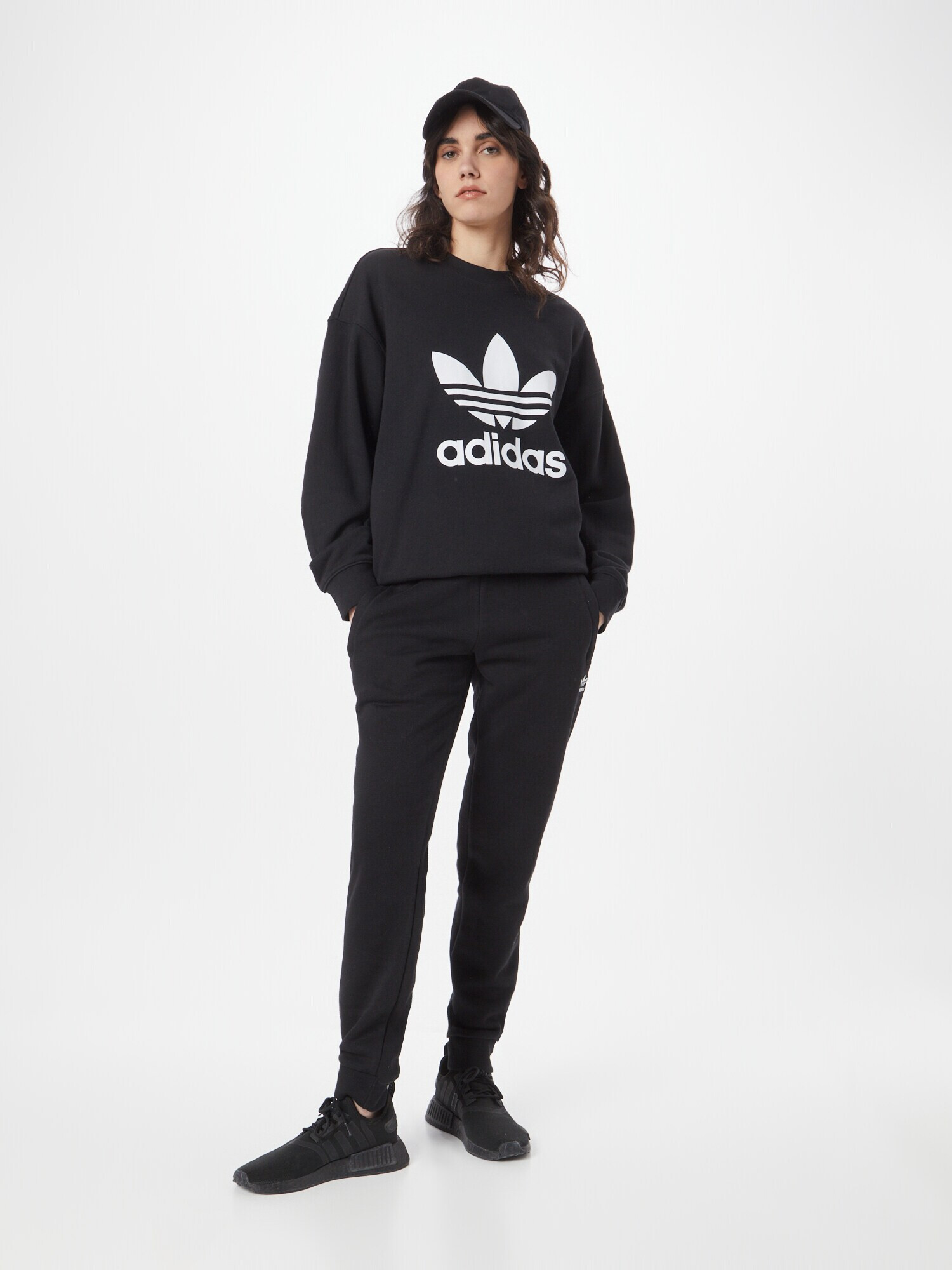 ADIDAS ORIGINALS Majica črna / bela - Pepit.si