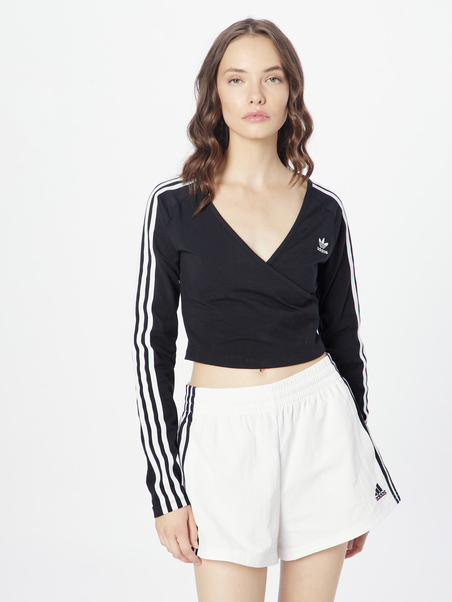 ADIDAS ORIGINALS Majica črna / bela - Pepit.si