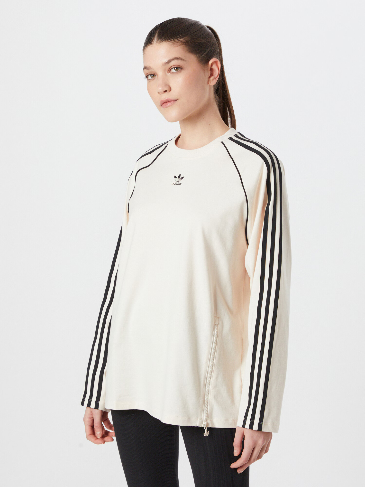 ADIDAS ORIGINALS Majica črna / bela - Pepit.si