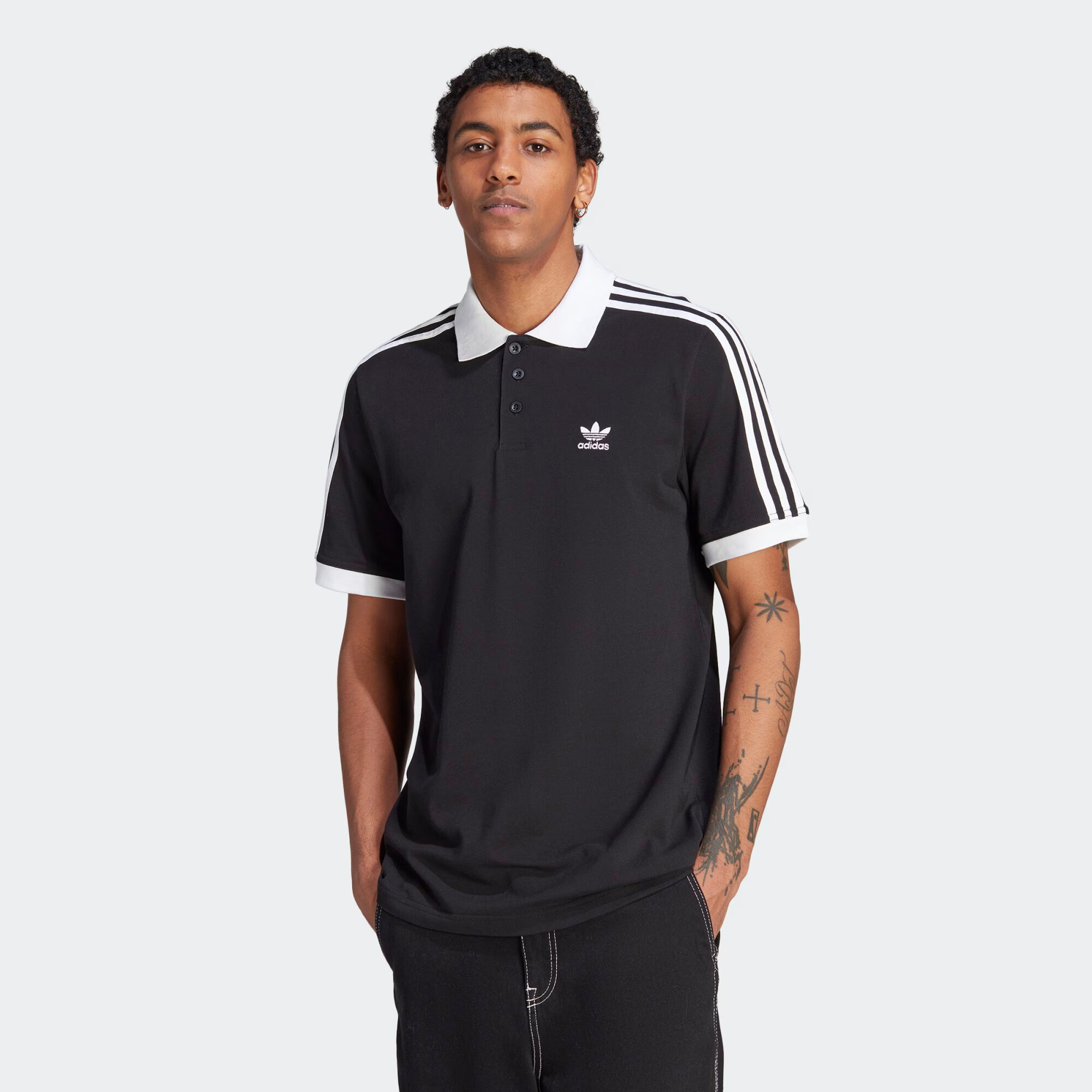 ADIDAS ORIGINALS Majica črna / bela - Pepit.si