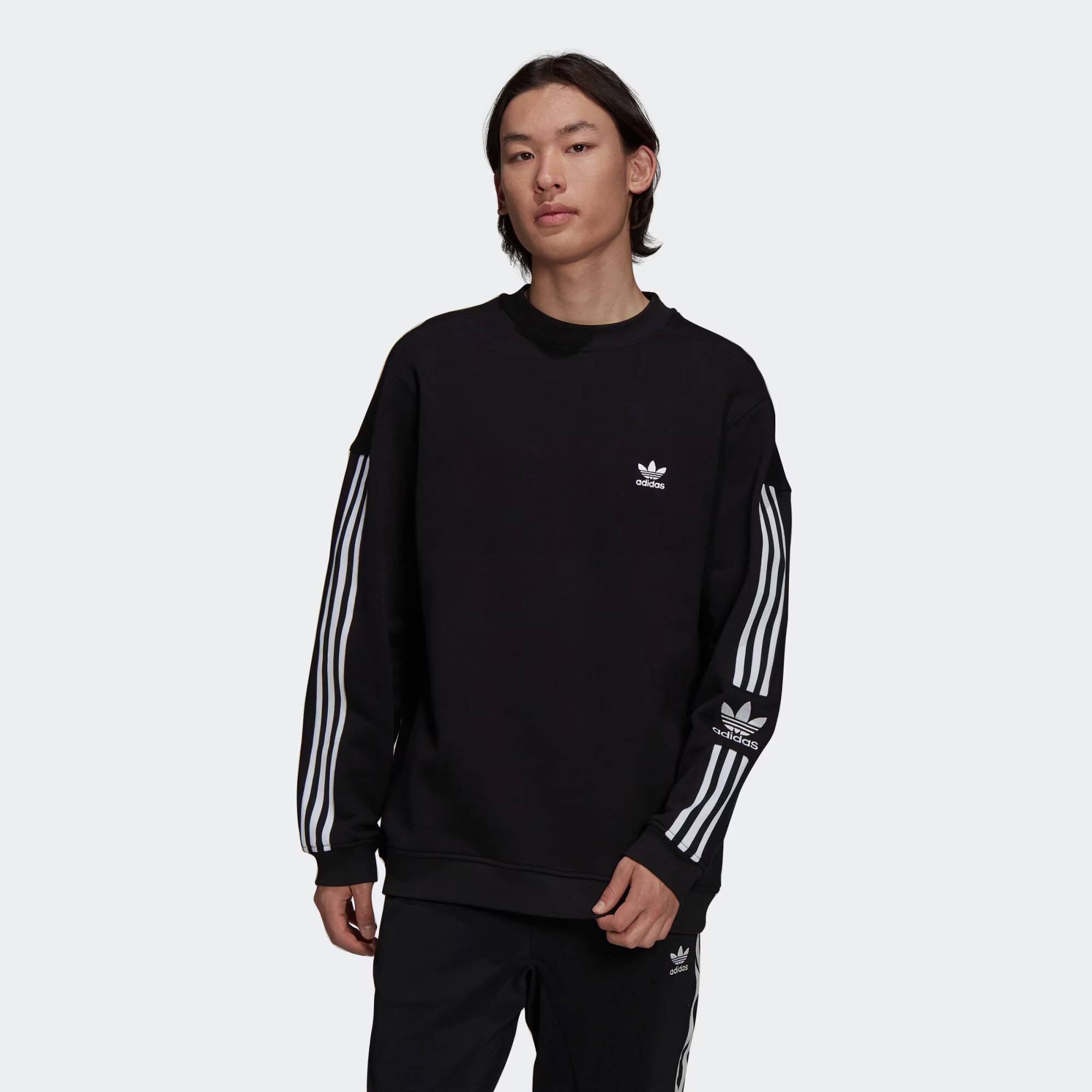 ADIDAS ORIGINALS Majica črna / bela - Pepit.si