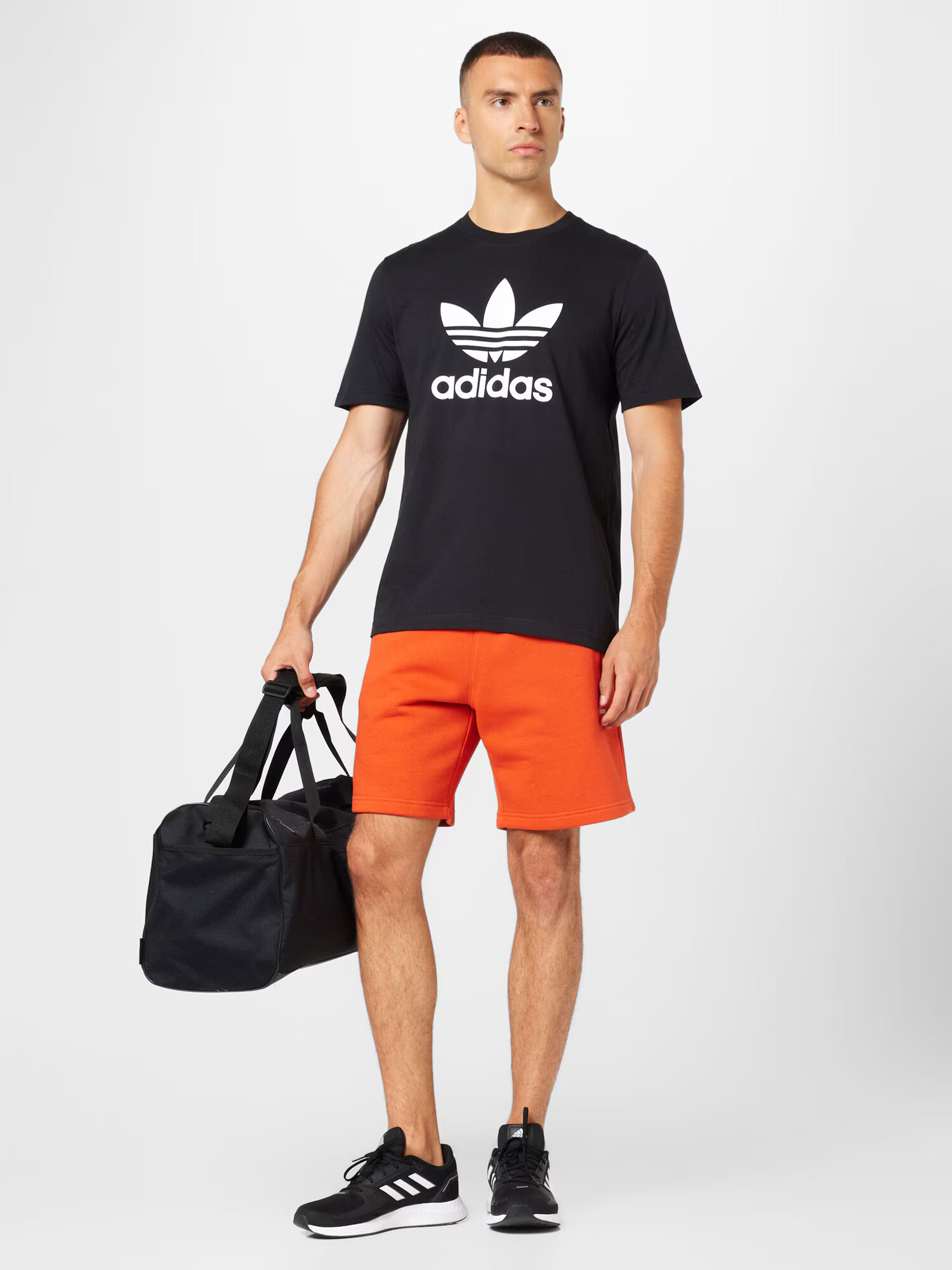 ADIDAS ORIGINALS Majica črna / bela - Pepit.si