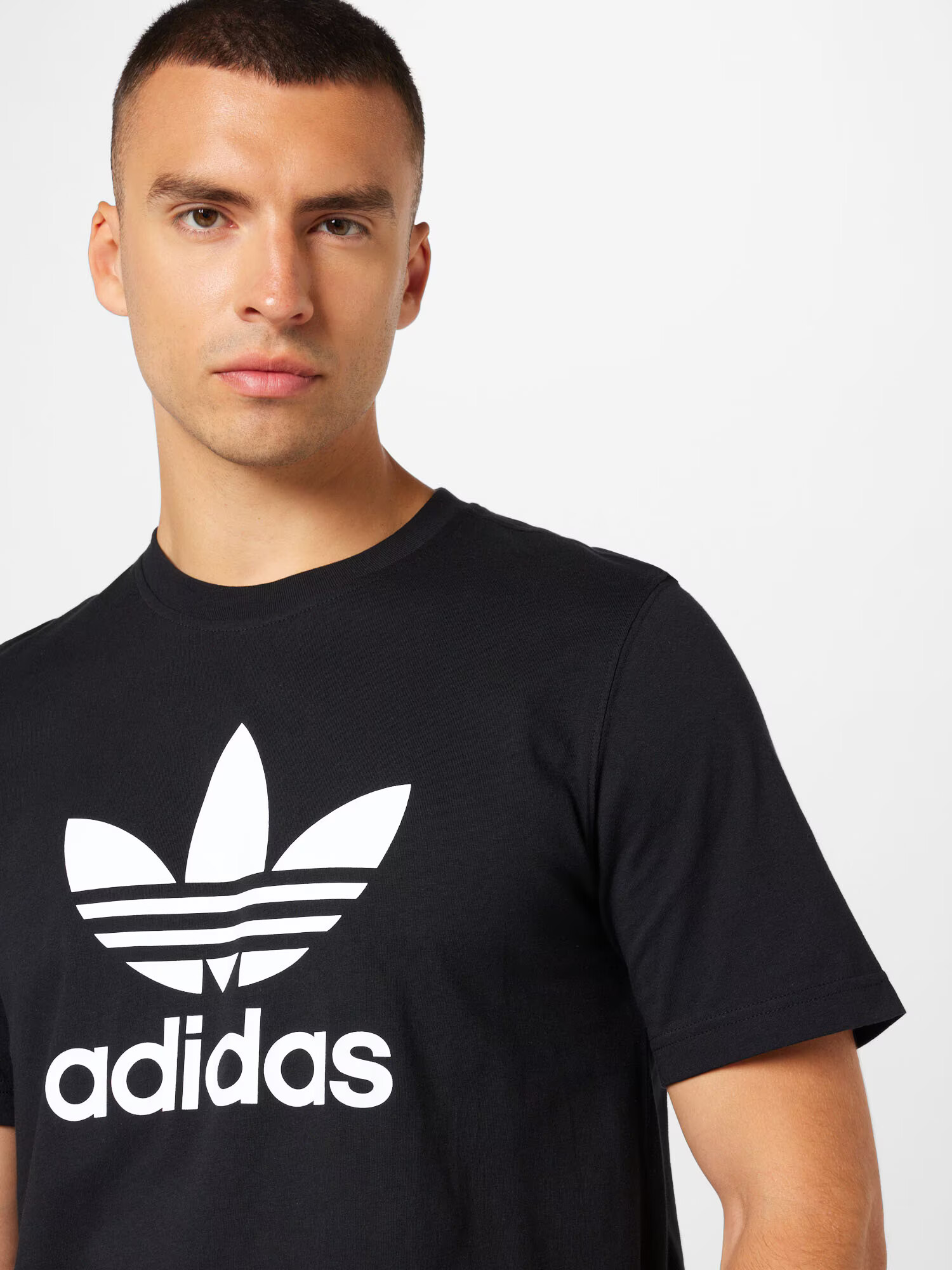 ADIDAS ORIGINALS Majica črna / bela - Pepit.si