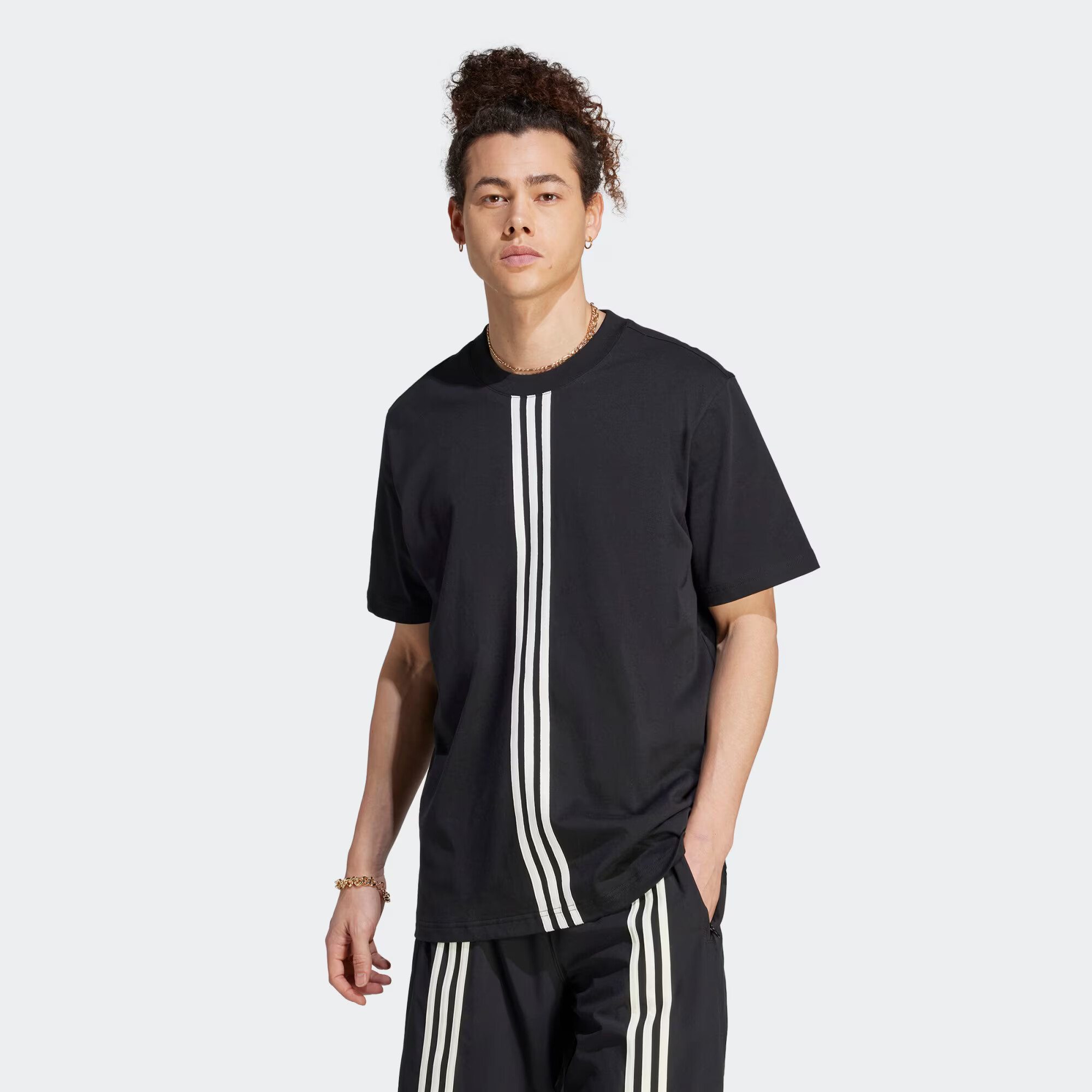 ADIDAS ORIGINALS Majica črna / bela - Pepit.si